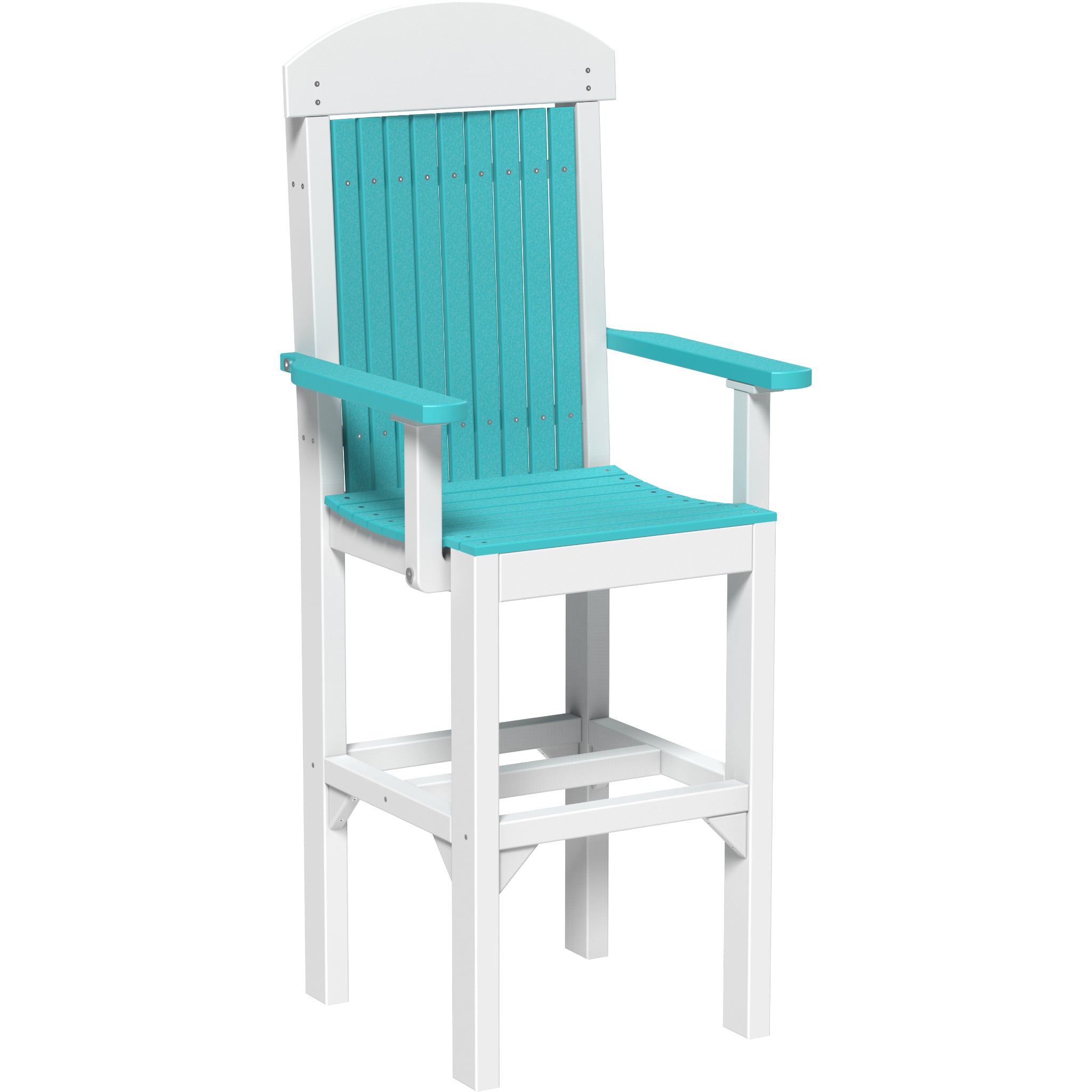 LuxCraft Classic Arm Chair – Outdoor Poly Bar Chair (CAC)