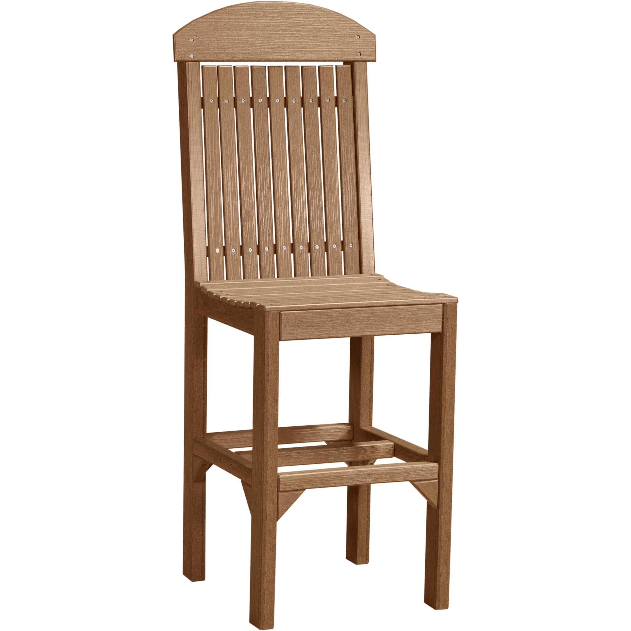 LuxCraft Classic Side Chair – Outdoor Poly Bar Chair (CSC)