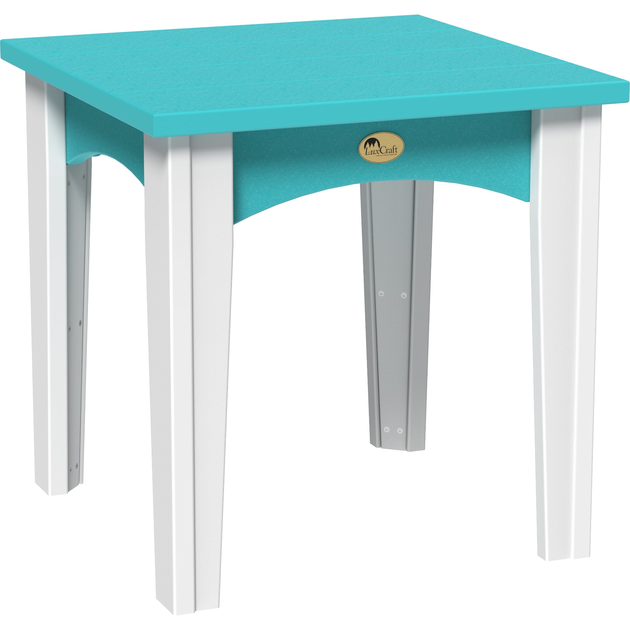 LuxCraft Island End Table – Outdoor Poly Patio Side Table (IET)