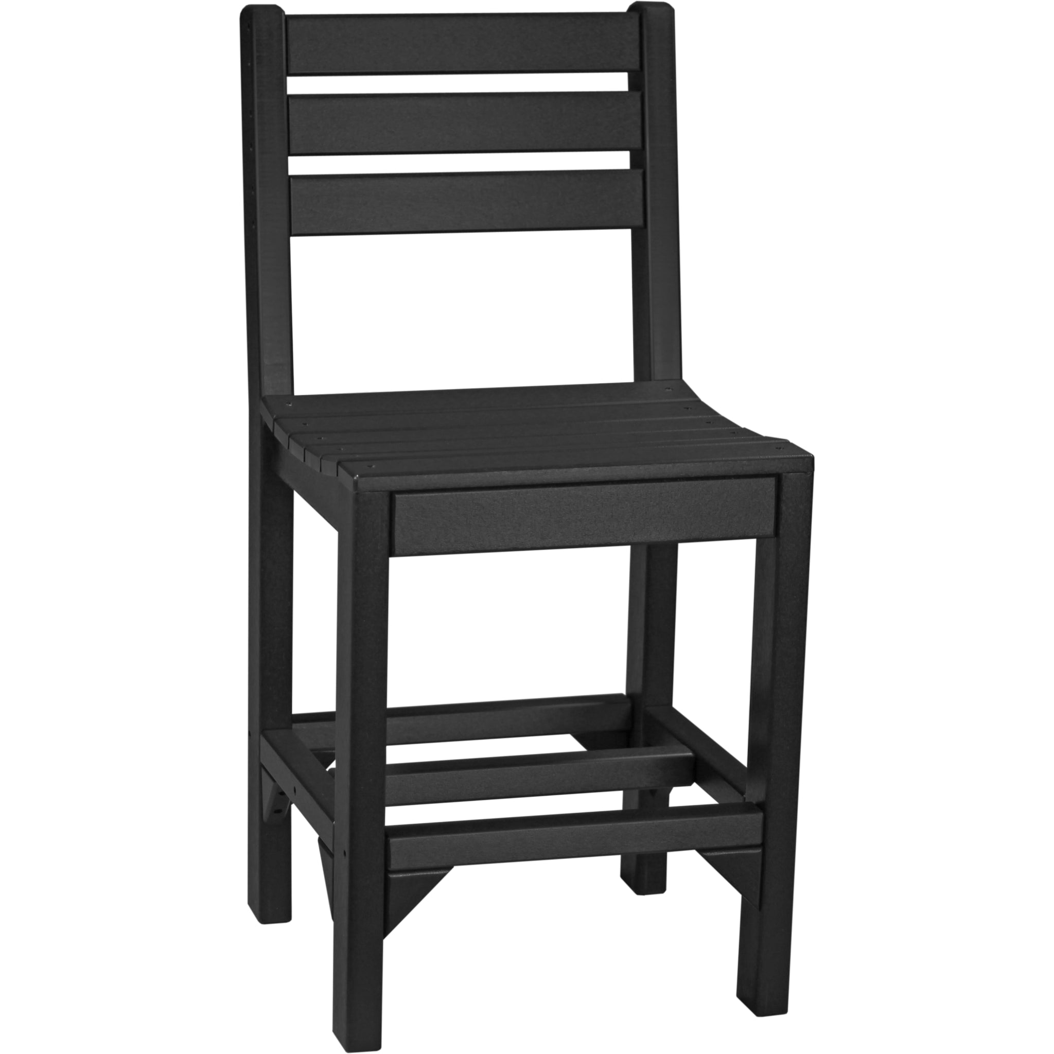 LuxCraft Island Side Chair – Outdoor Poly Counter Height Chair (ISC)