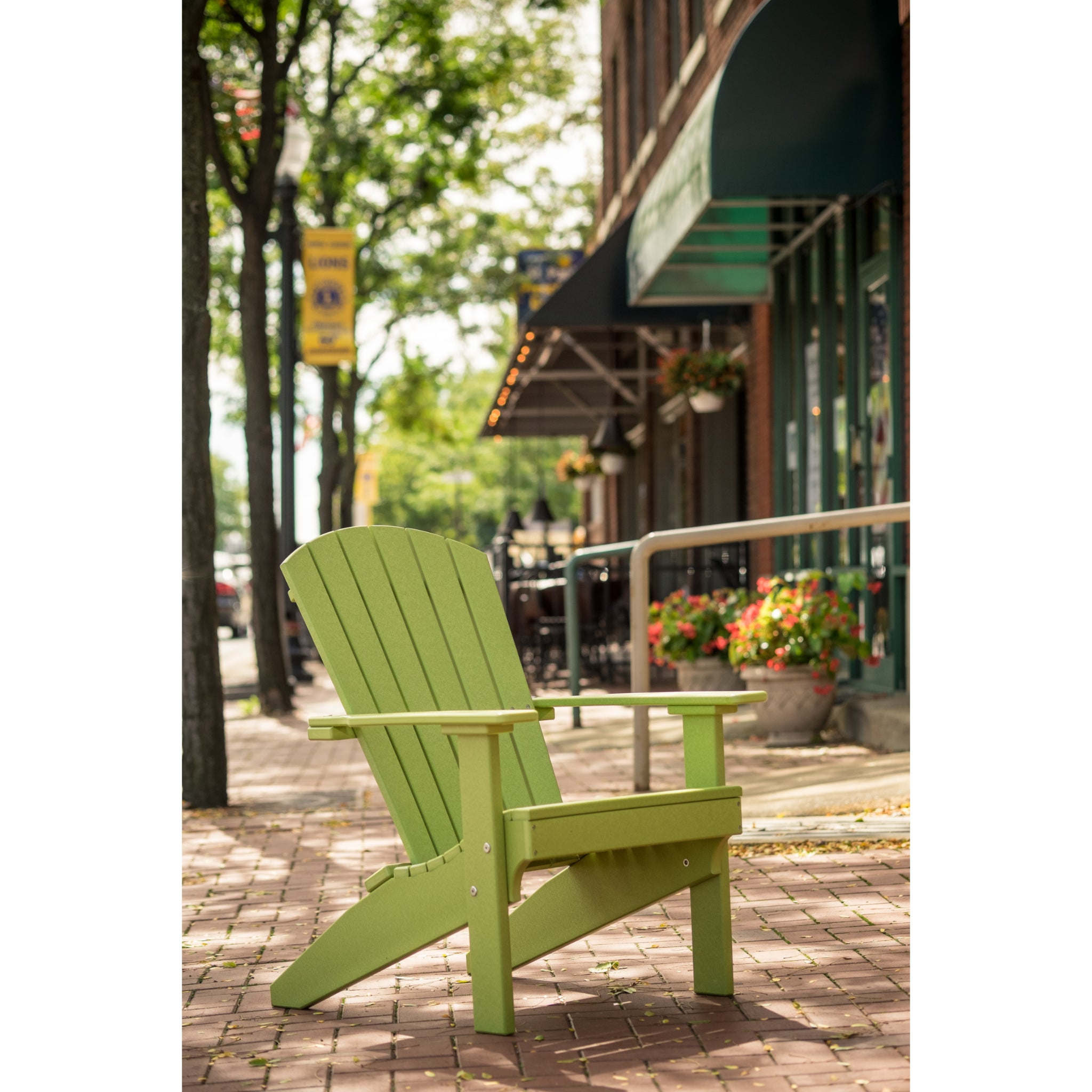 LuxCraft Lakeside Adirondack Chair – Outdoor Poly Lounge Chair (LAC)