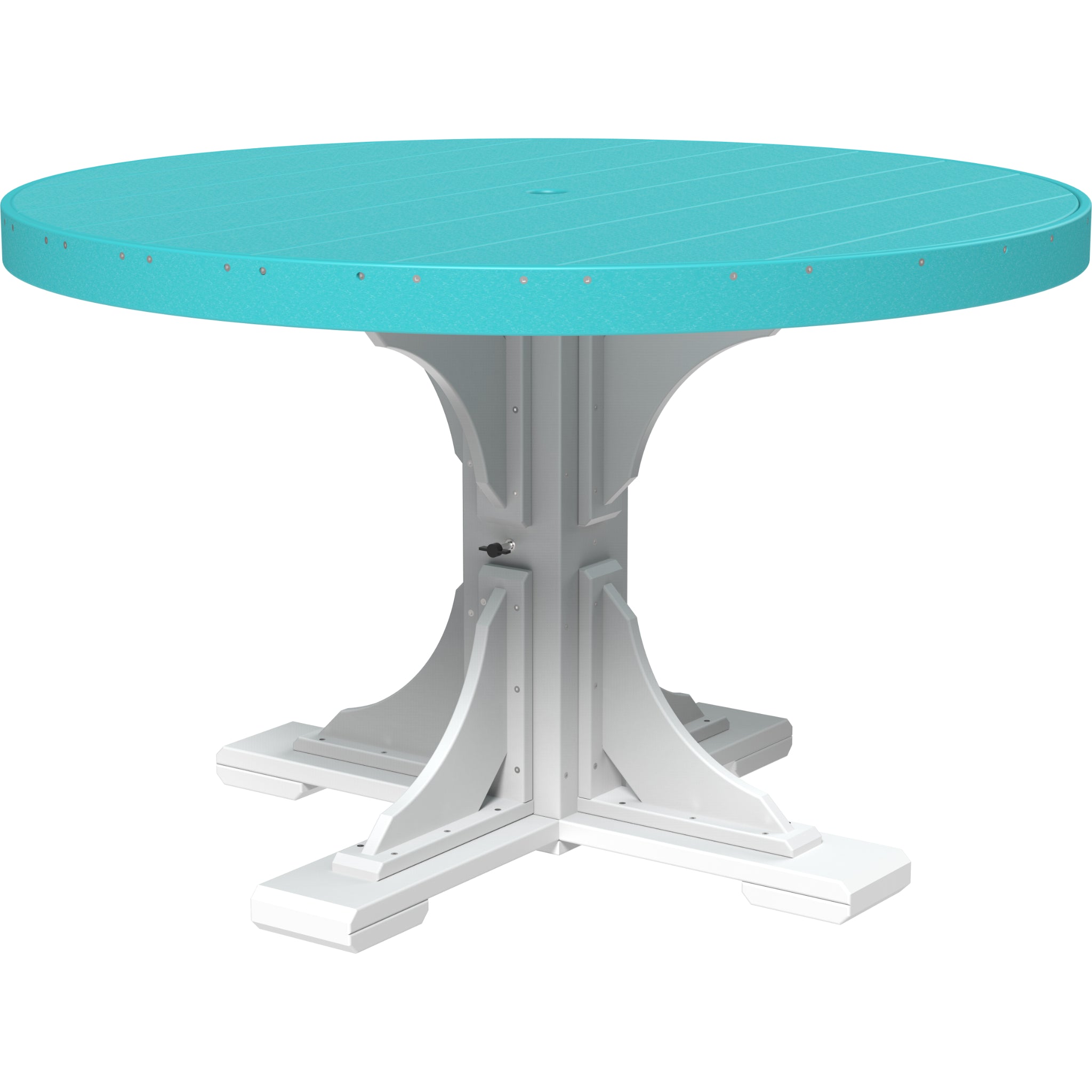 LuxCraft 4′ Round Table – Outdoor Poly Dining Table (P4RT)