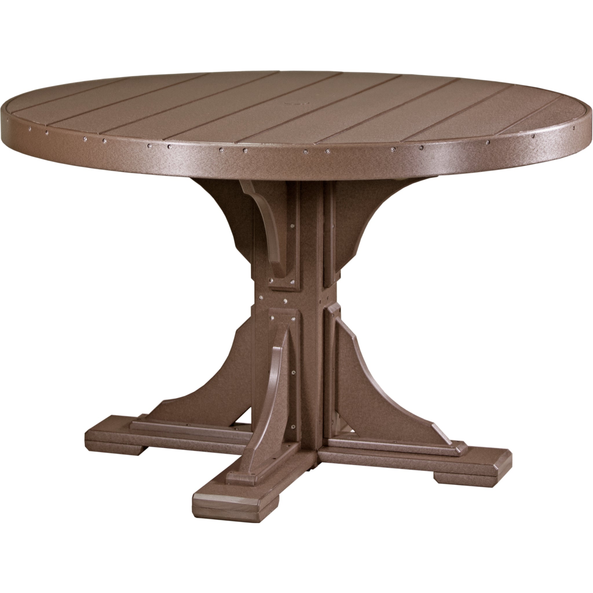 LuxCraft 4′ Round Table – Outdoor Poly Dining Table (P4RT)