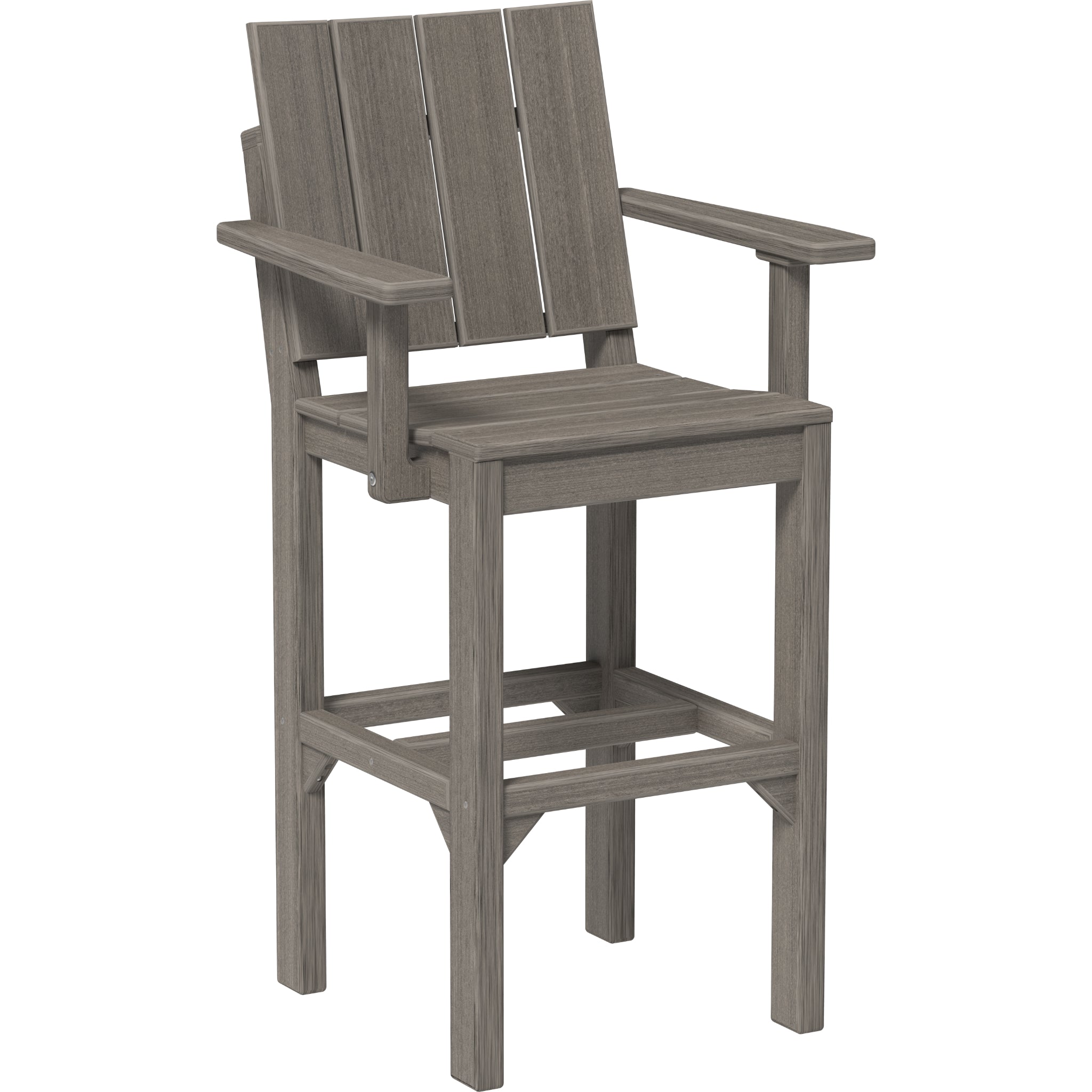 LuxCraft Urban Arm Chair – Outdoor Poly Bar Chair (UARC)