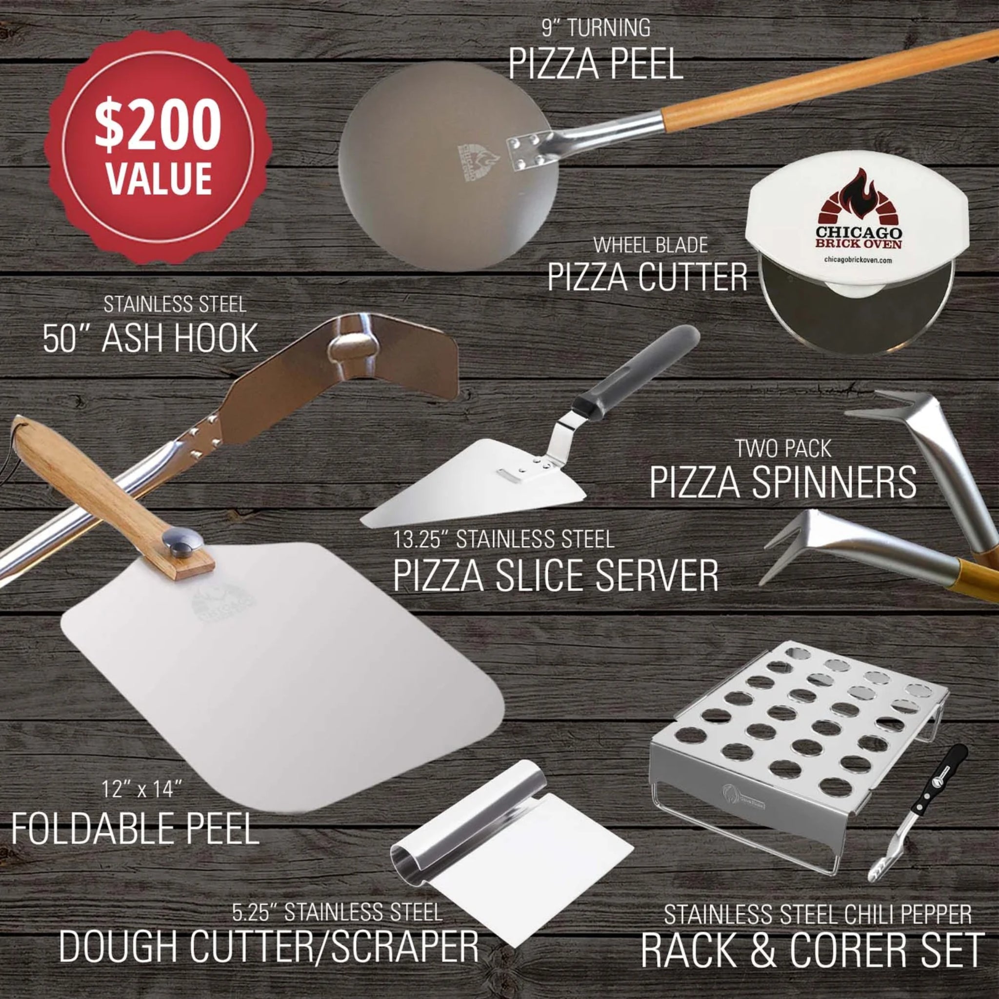 Chicago Brick Oven The Enthusiast Accessories Package CBO-A-ENTH-PKG