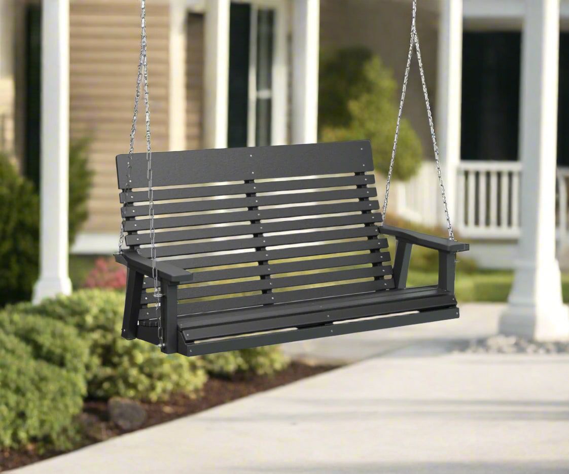 Black Casual-Back Double Swing