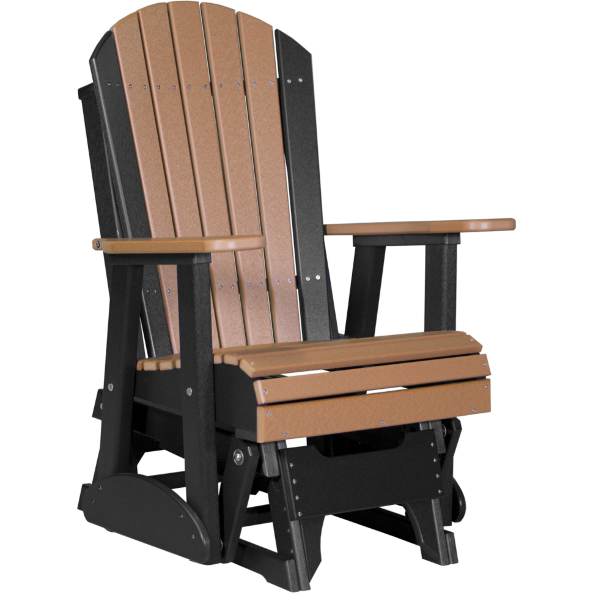 LuxCraft 2′ Adirondack Glider Chair – Comfortable Outdoor Glider (2APG)