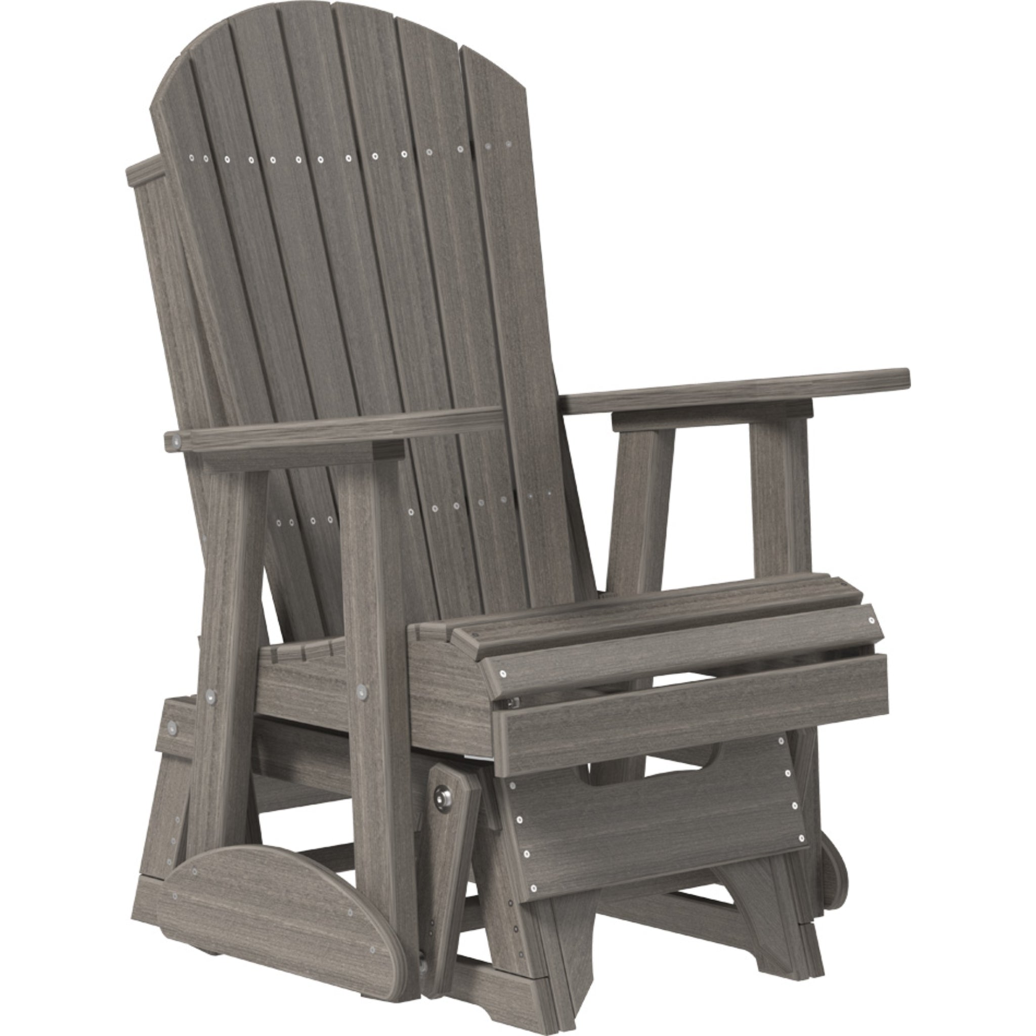 LuxCraft 2′ Adirondack Glider Chair – Comfortable Outdoor Glider (2APG)