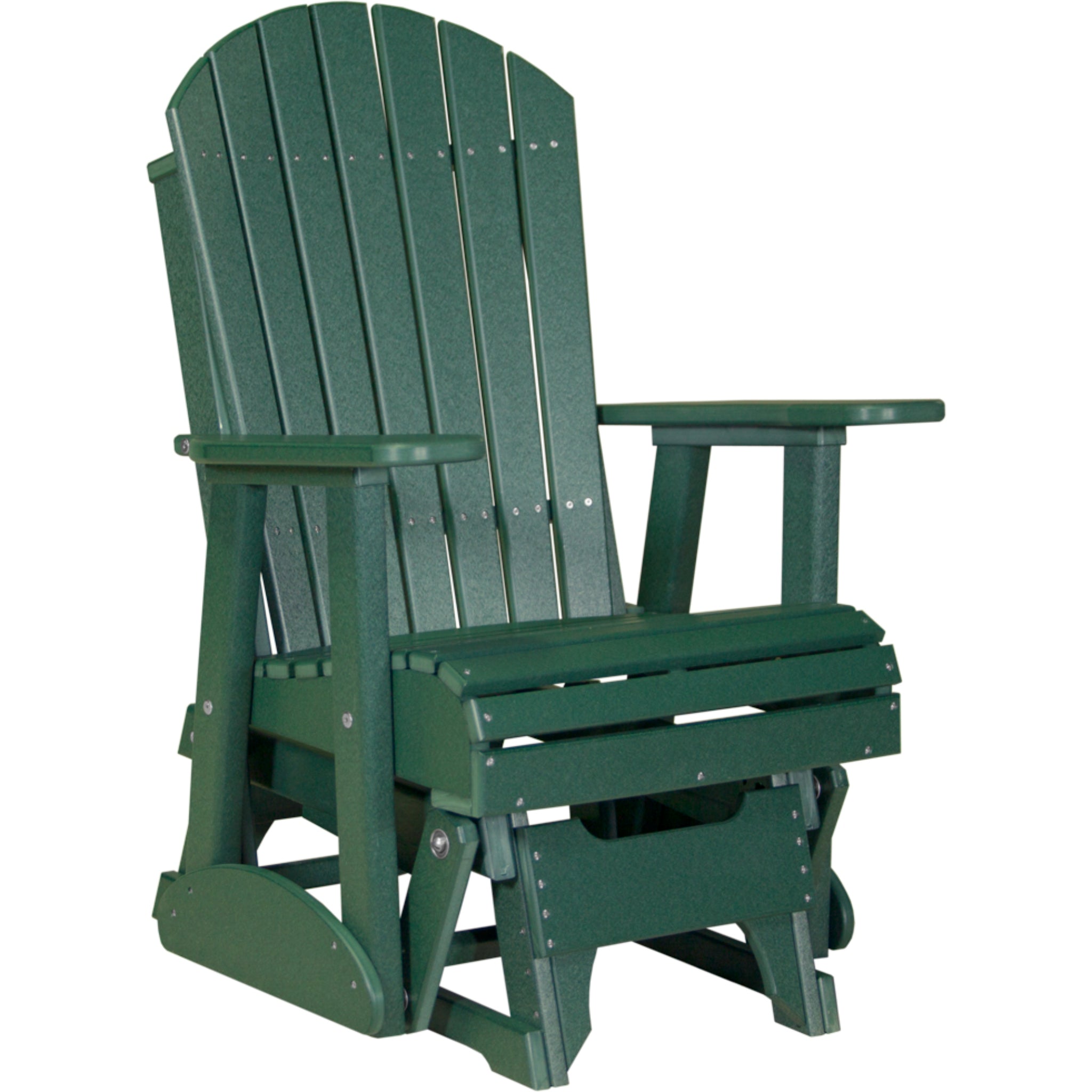 LuxCraft 2′ Adirondack Glider Chair – Comfortable Outdoor Glider (2APG)