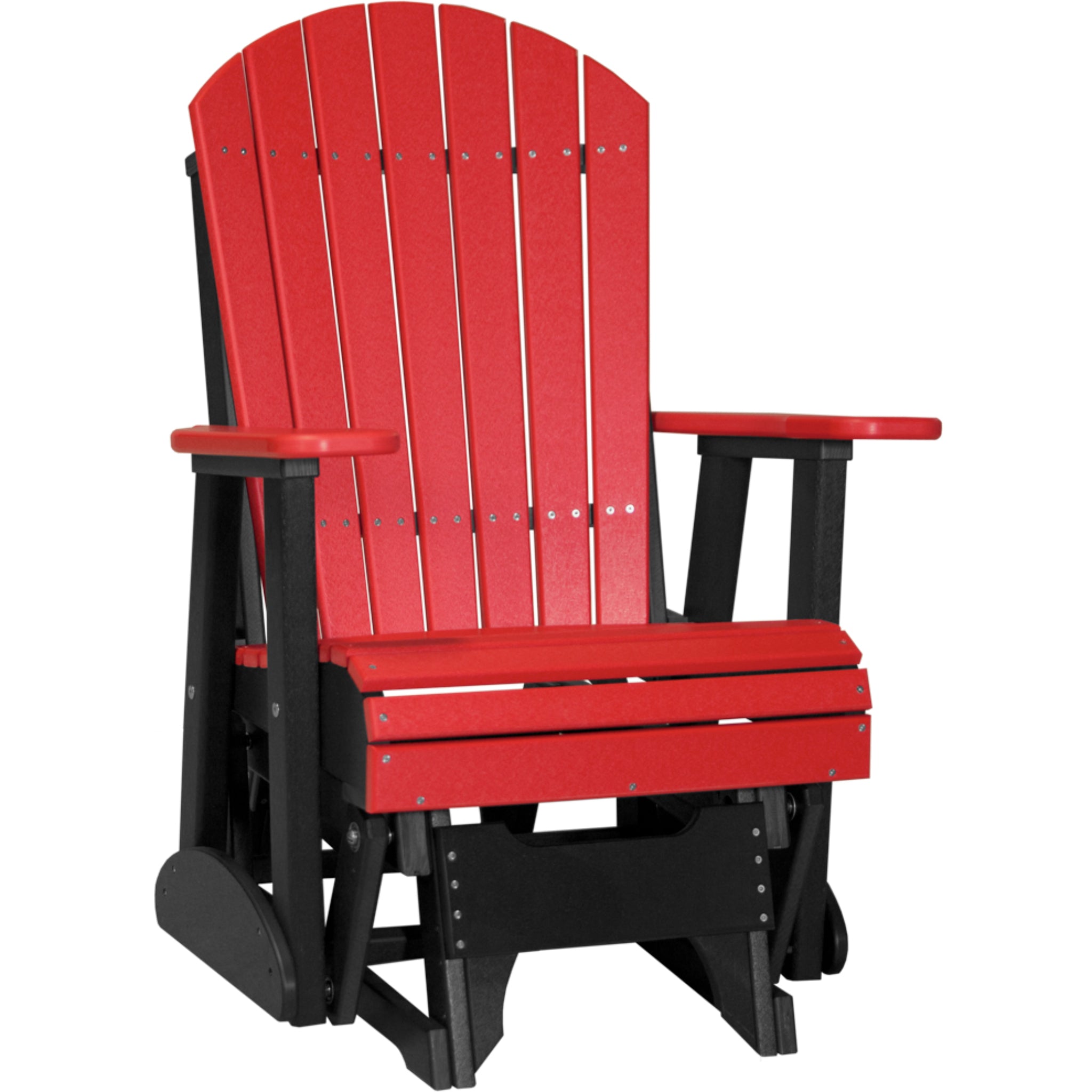LuxCraft 2′ Adirondack Glider Chair – Comfortable Outdoor Glider (2APG)