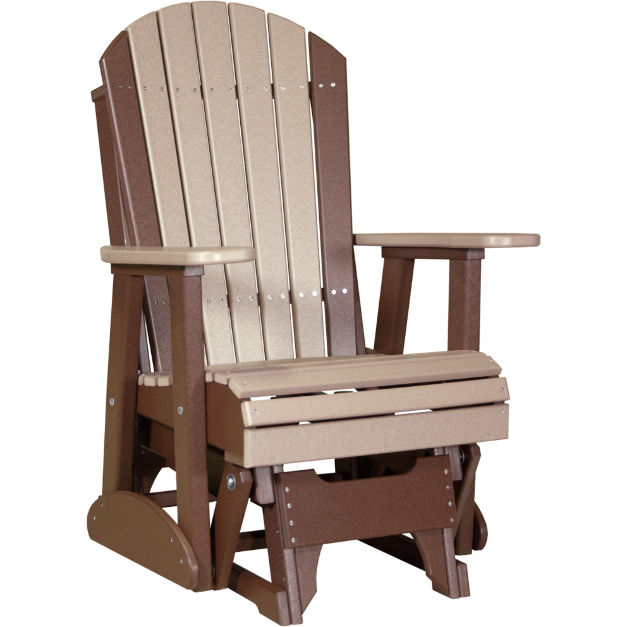 LuxCraft 2′ Adirondack Glider Chair – Comfortable Outdoor Glider (2APG)