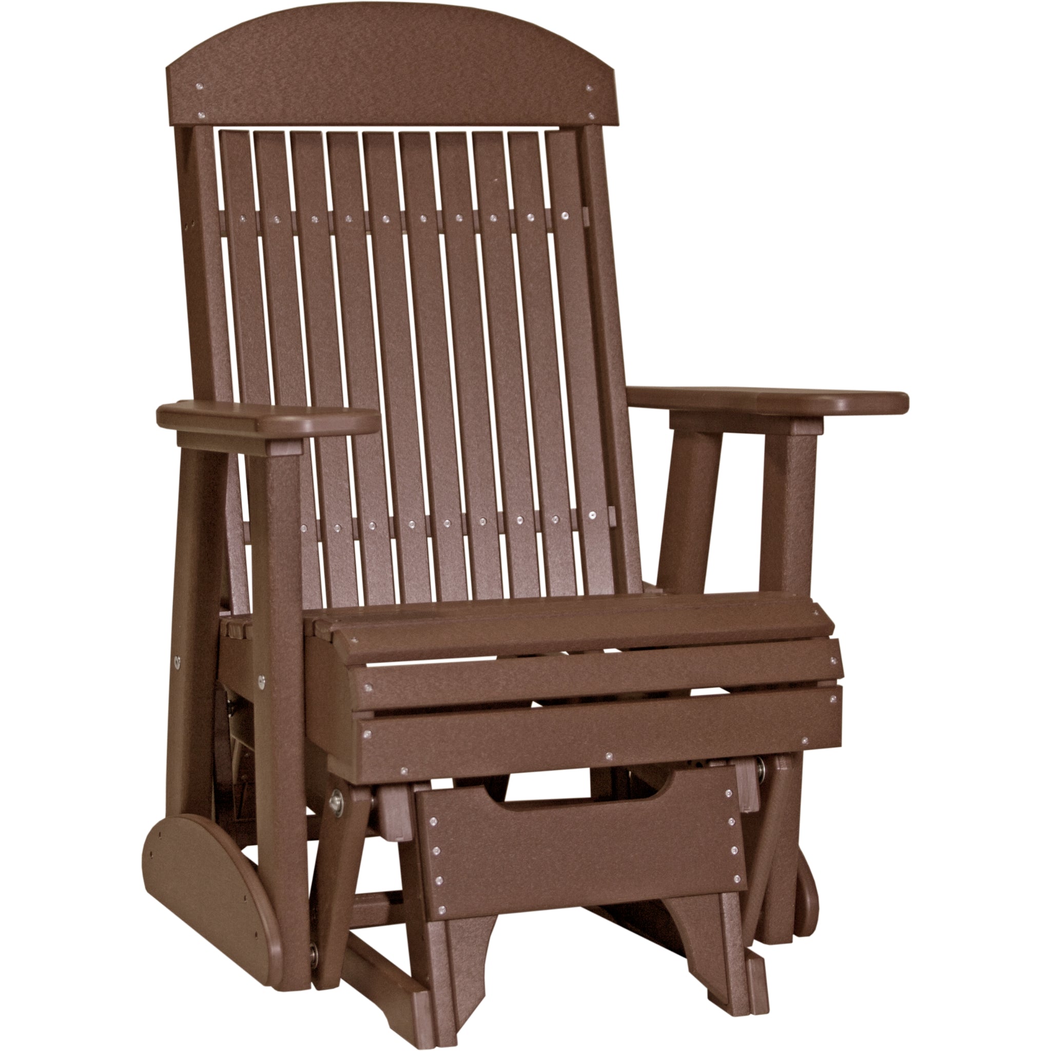 LuxCraft 2′ Classic Glider Chair – Outdoor Poly Glider Seat (2CPG)