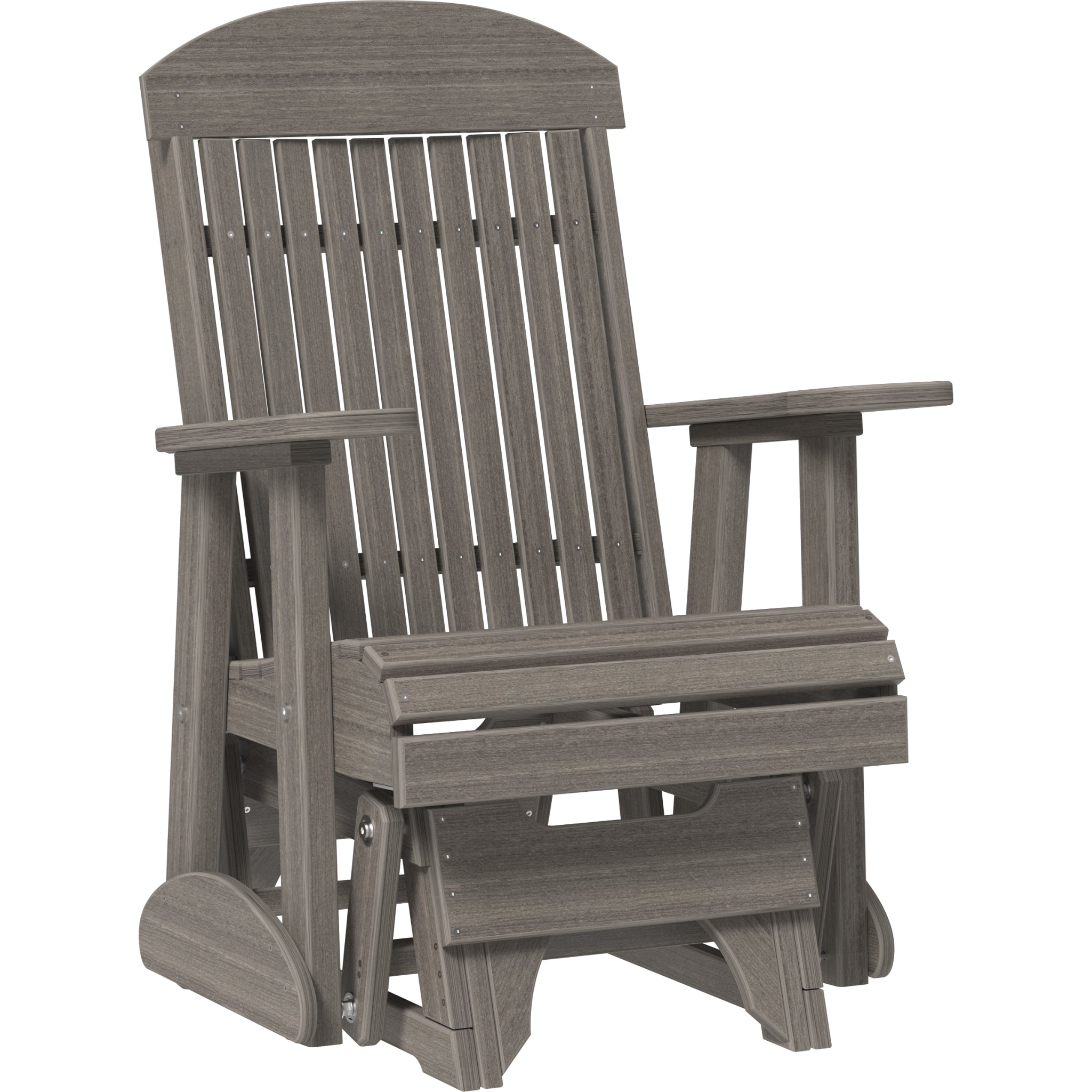 LuxCraft 2′ Classic Glider Chair – Outdoor Poly Glider Seat (2CPG)