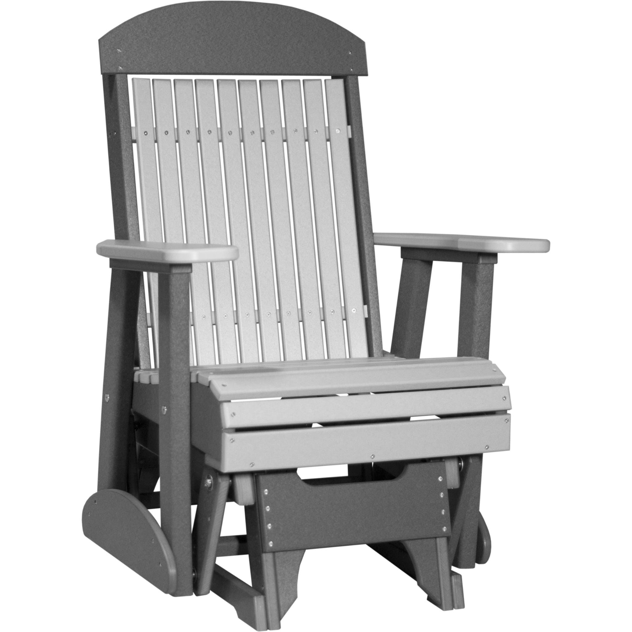 LuxCraft 2′ Classic Glider Chair – Outdoor Poly Glider Seat (2CPG)