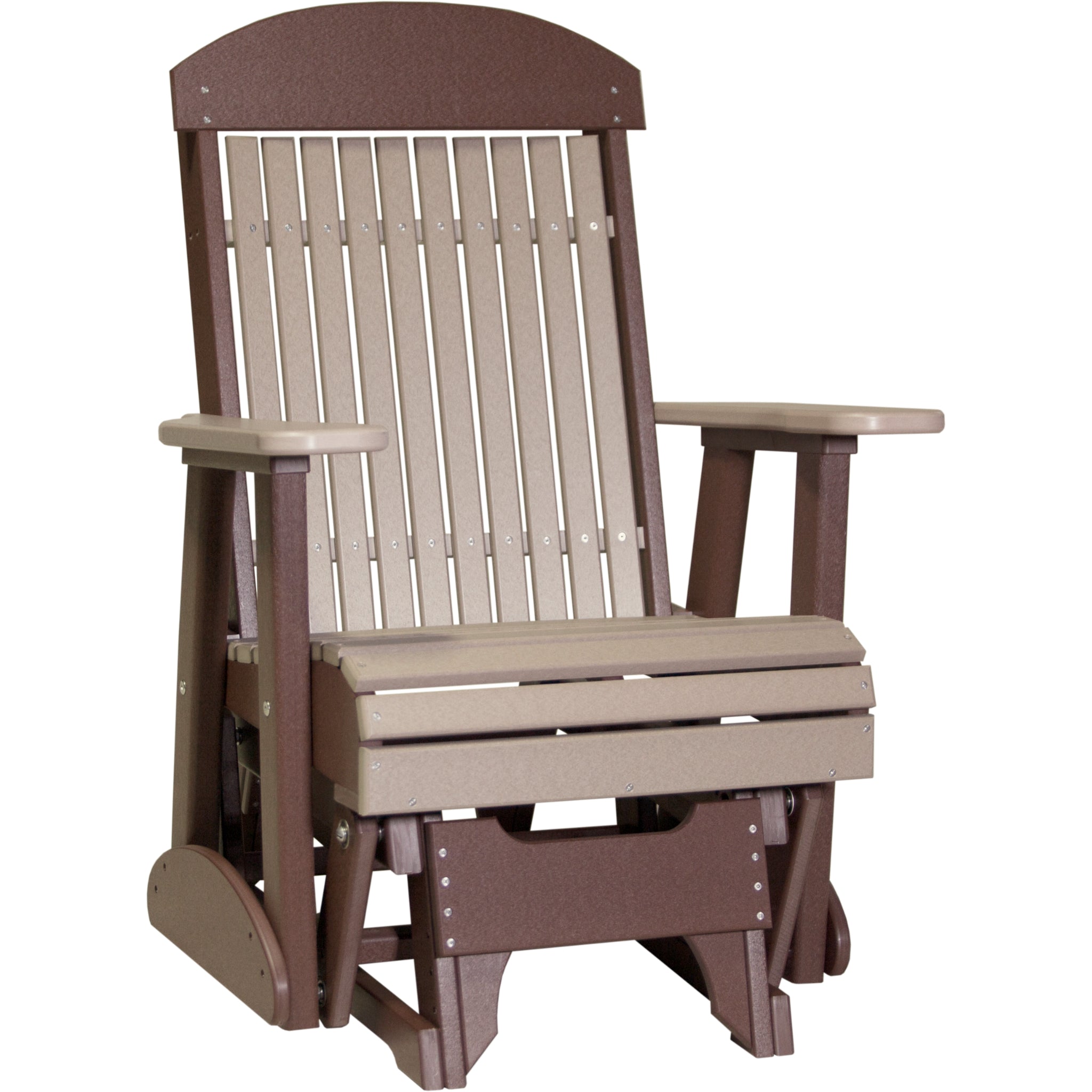 LuxCraft 2′ Classic Glider Chair – Outdoor Poly Glider Seat (2CPG)
