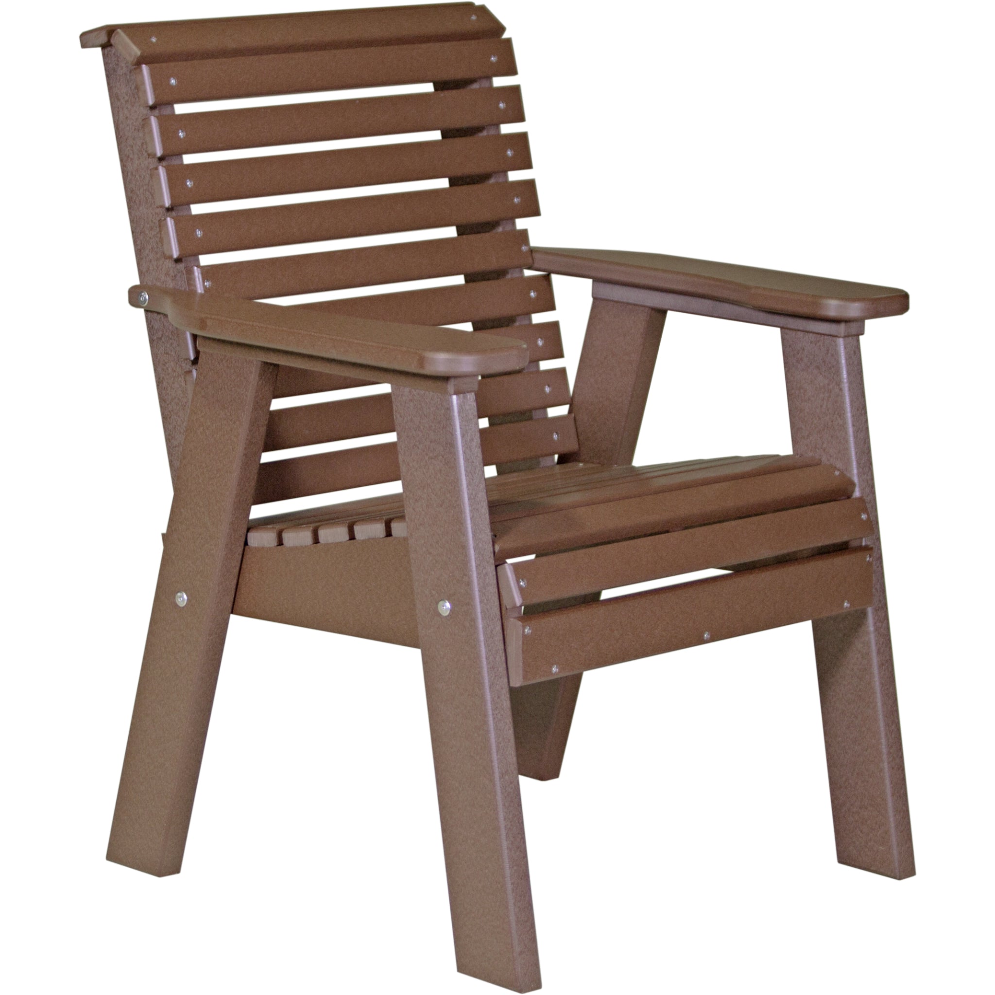 LuxCraft 2′ Plain Bench – Outdoor Poly Garden Bench (2PPB)