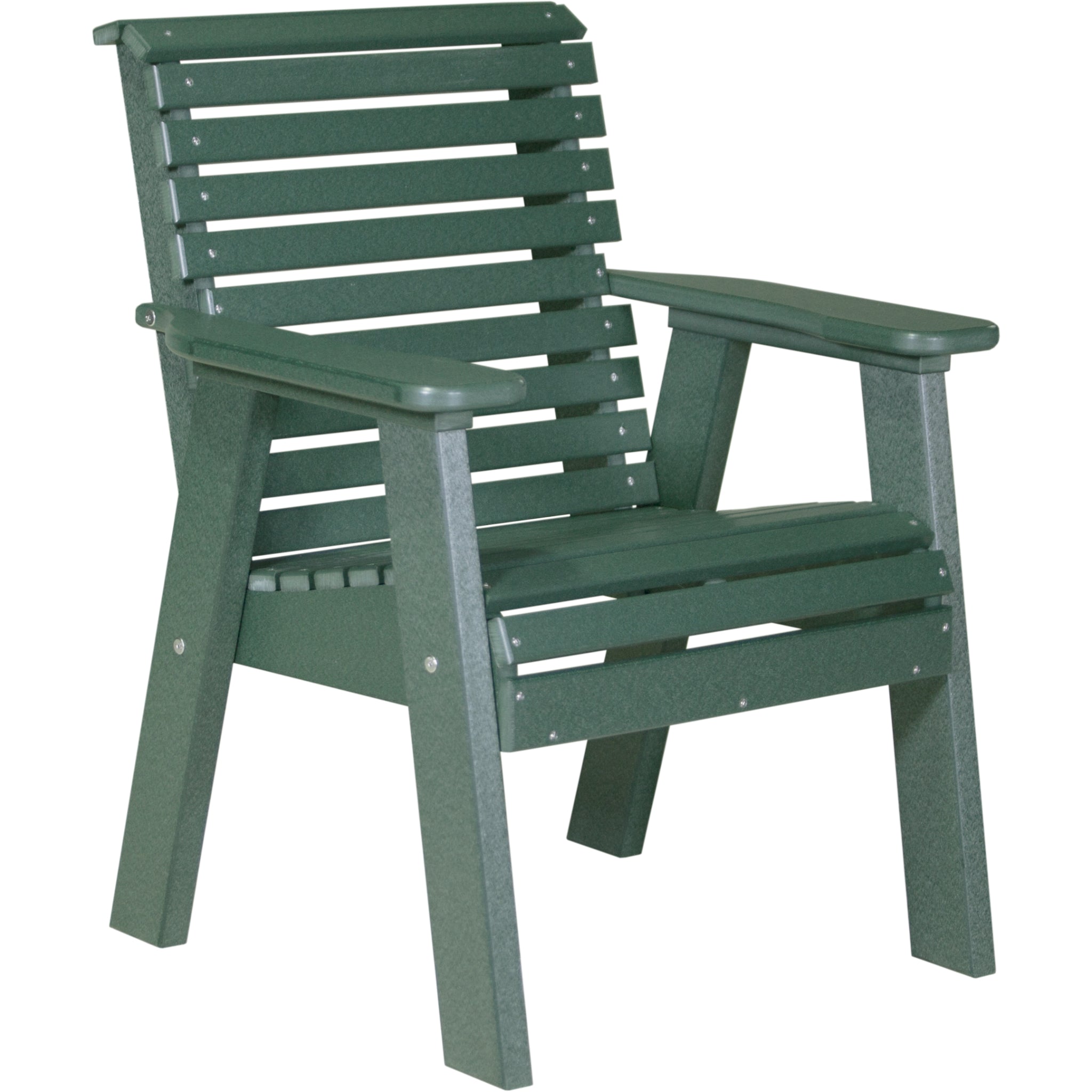LuxCraft 2′ Plain Bench – Outdoor Poly Garden Bench (2PPB)
