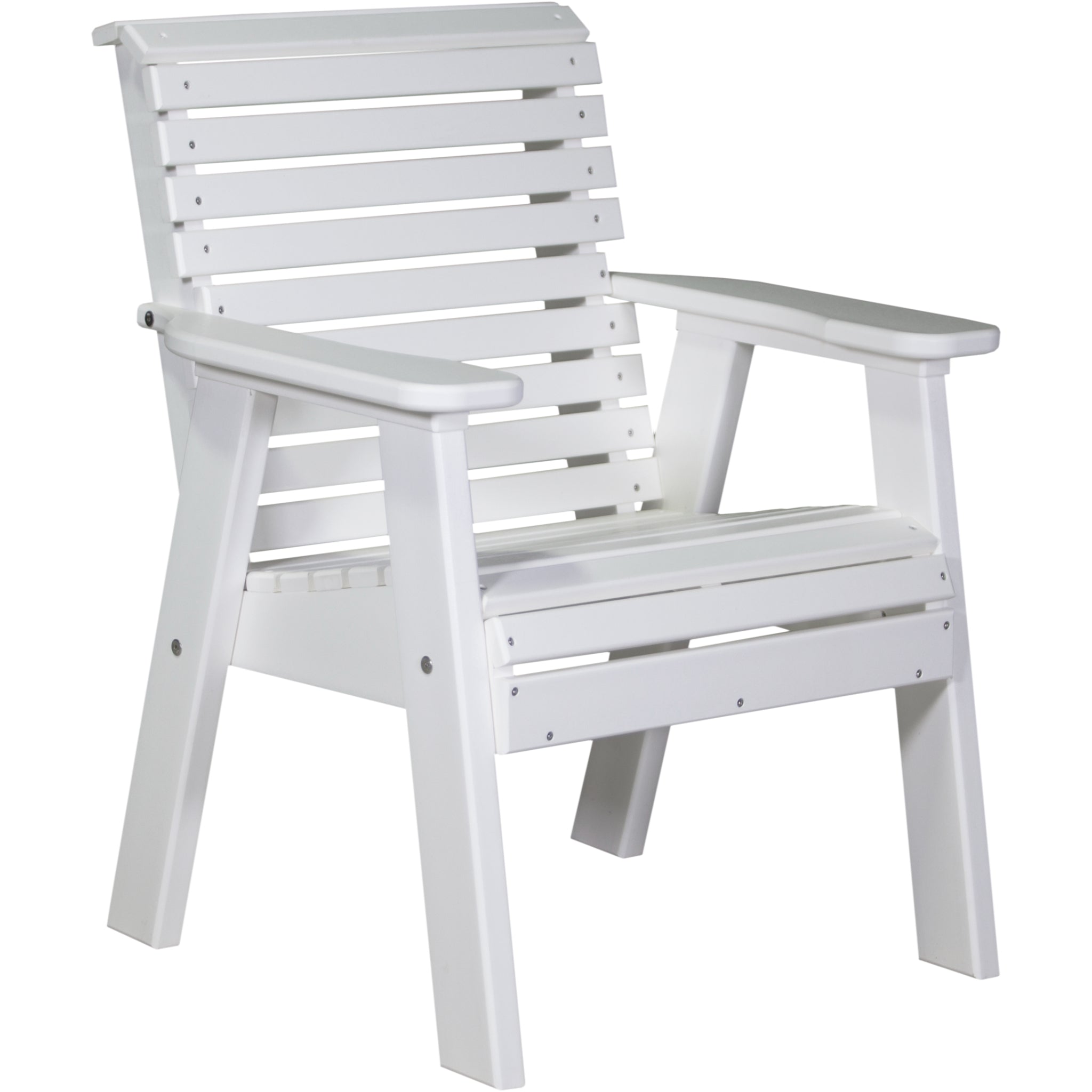 LuxCraft 2′ Plain Bench – Outdoor Poly Garden Bench (2PPB)