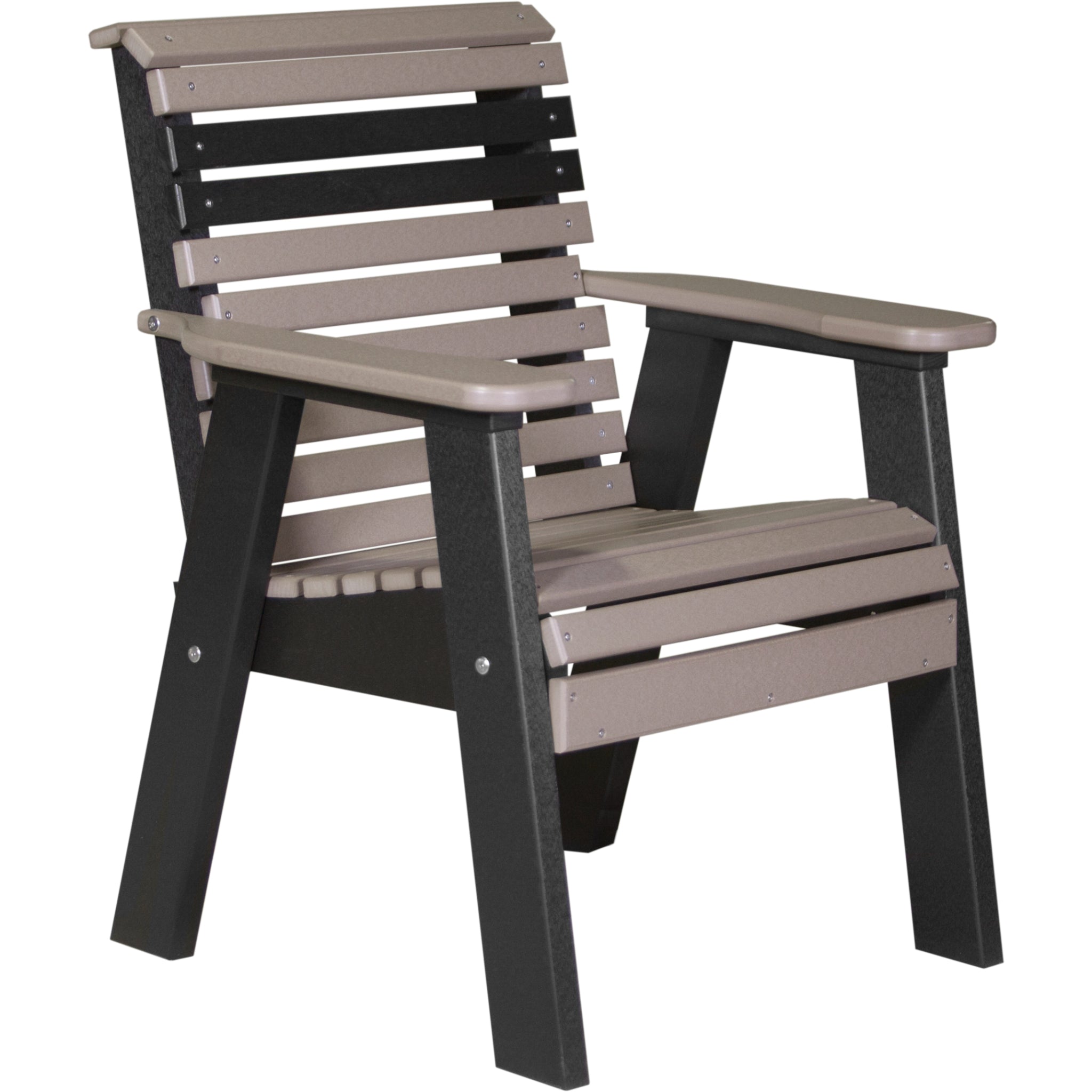 LuxCraft 2′ Plain Bench – Outdoor Poly Garden Bench (2PPB)