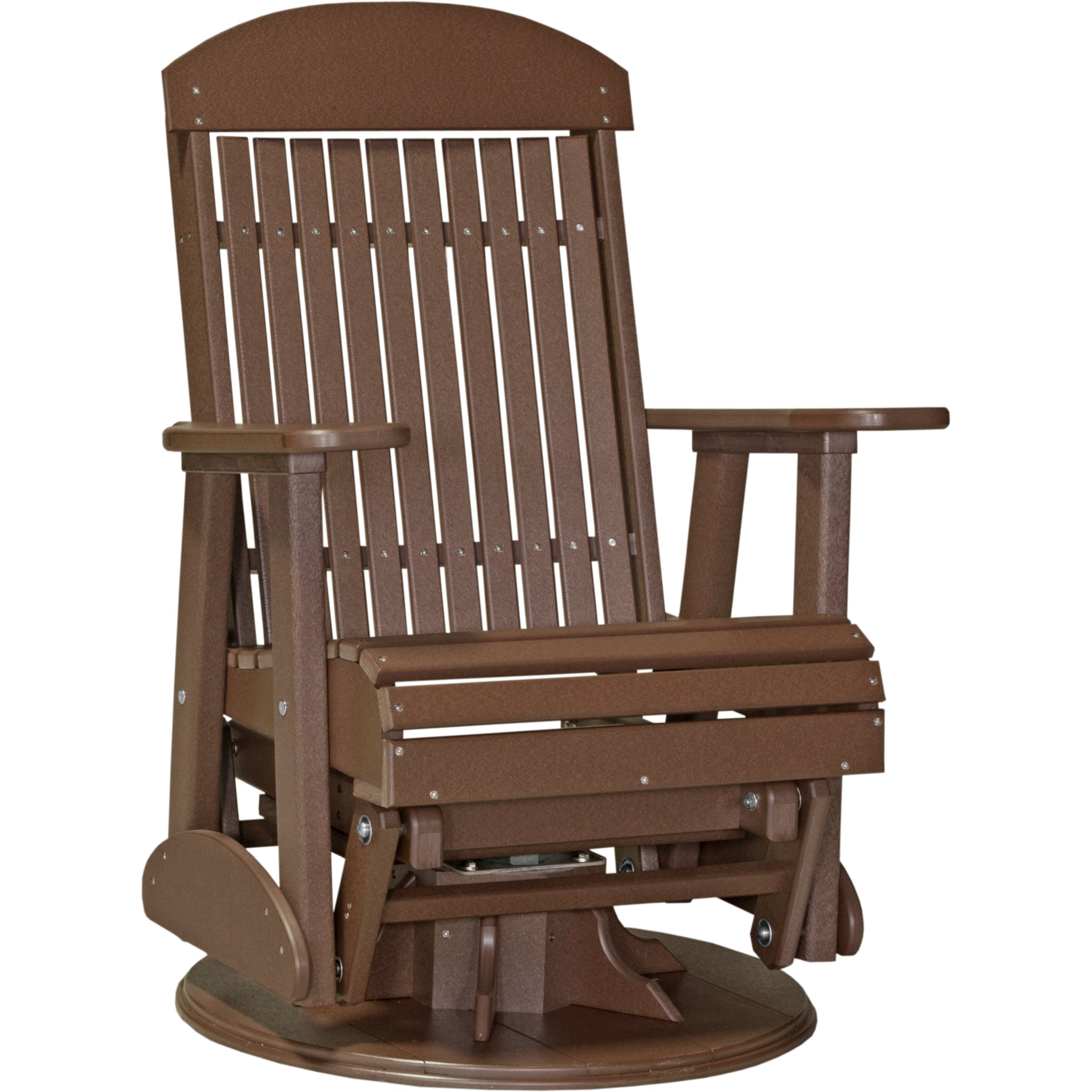 LuxCraft 2′ Classic Swivel Glider – Outdoor Poly Swivel Glider Chair (2SCPG)