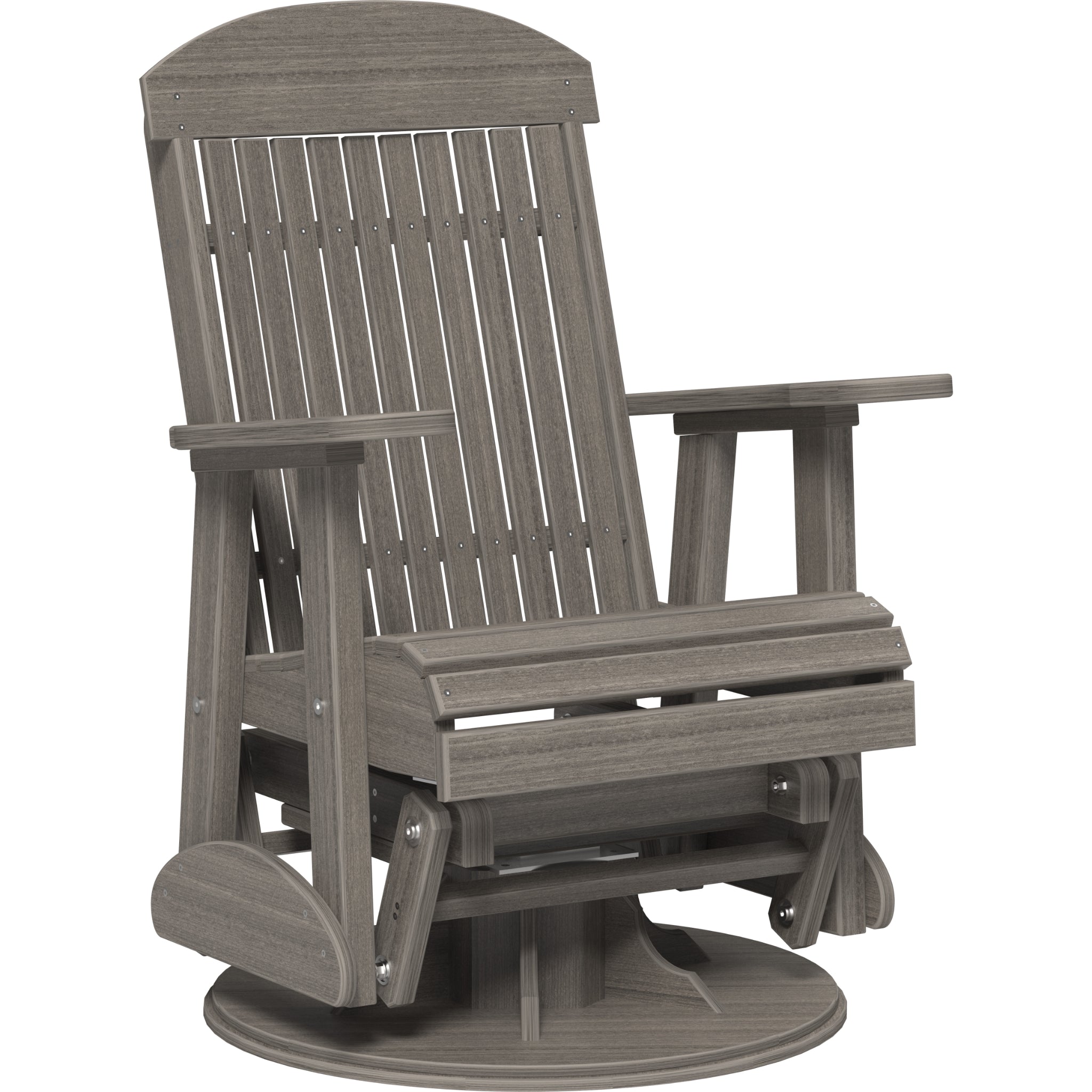 LuxCraft 2′ Classic Swivel Glider – Outdoor Poly Swivel Glider Chair (2SCPG)