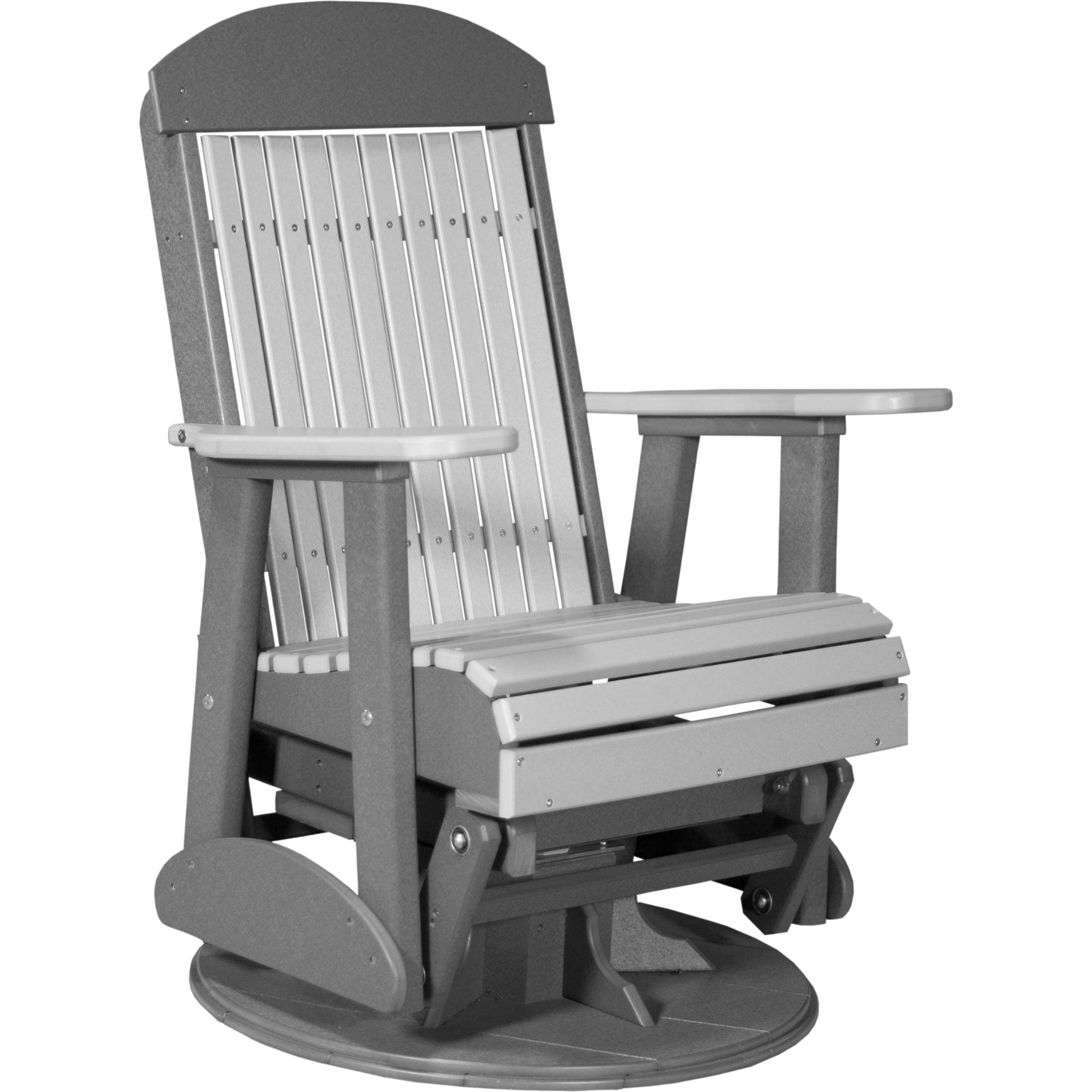 LuxCraft 2′ Classic Swivel Glider – Outdoor Poly Swivel Glider Chair (2SCPG)