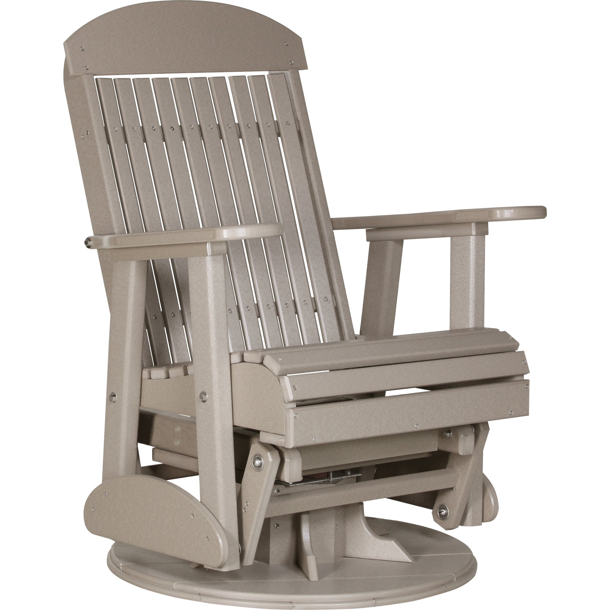 LuxCraft 2′ Classic Swivel Glider – Outdoor Poly Swivel Glider Chair (2SCPG)