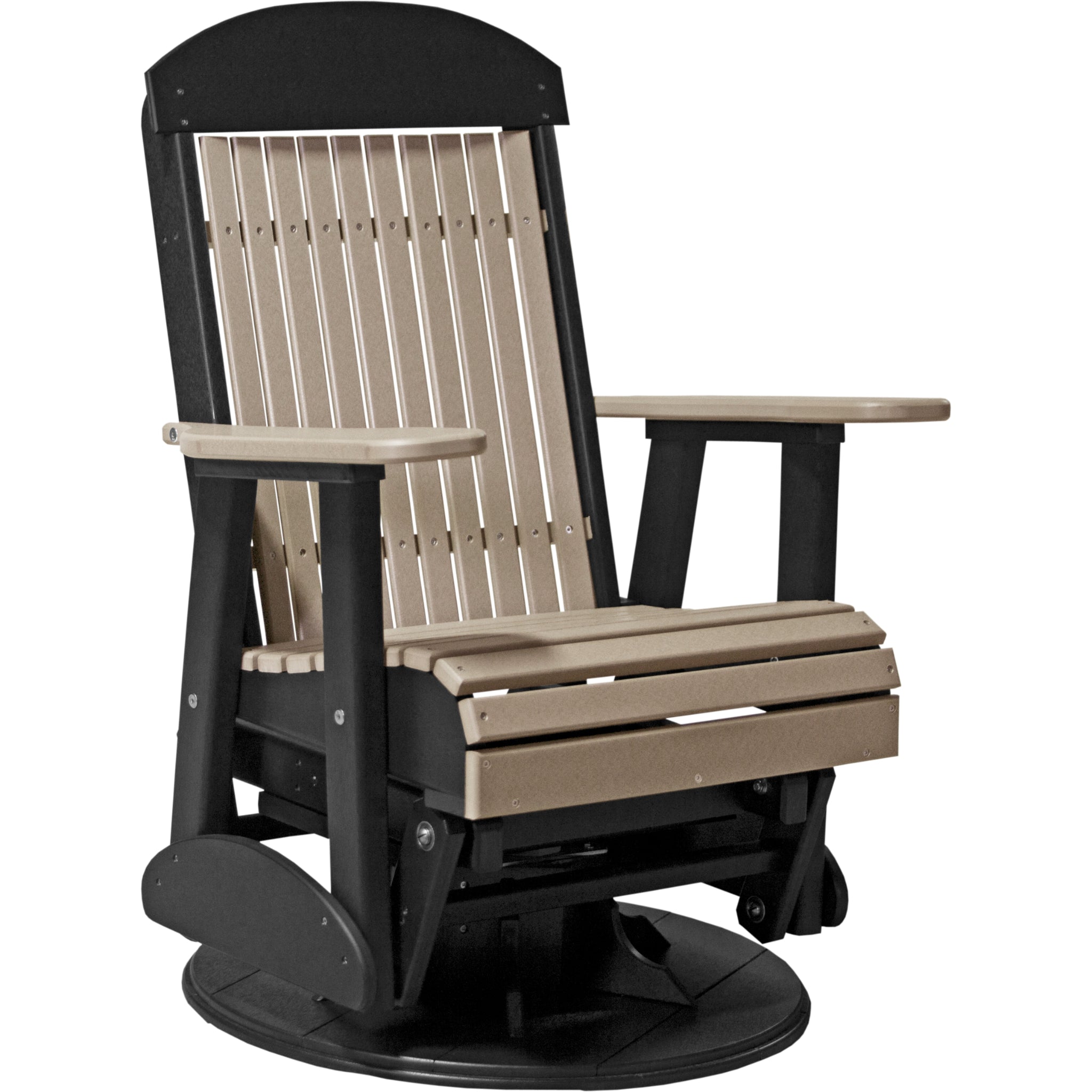LuxCraft 2′ Classic Swivel Glider – Outdoor Poly Swivel Glider Chair (2SCPG)