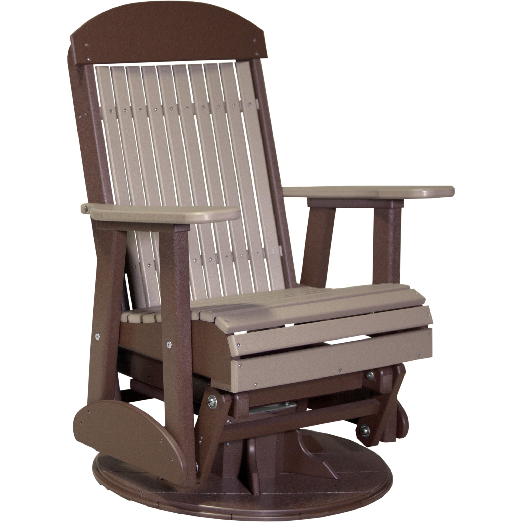 LuxCraft 2′ Classic Swivel Glider – Outdoor Poly Swivel Glider Chair (2SCPG)