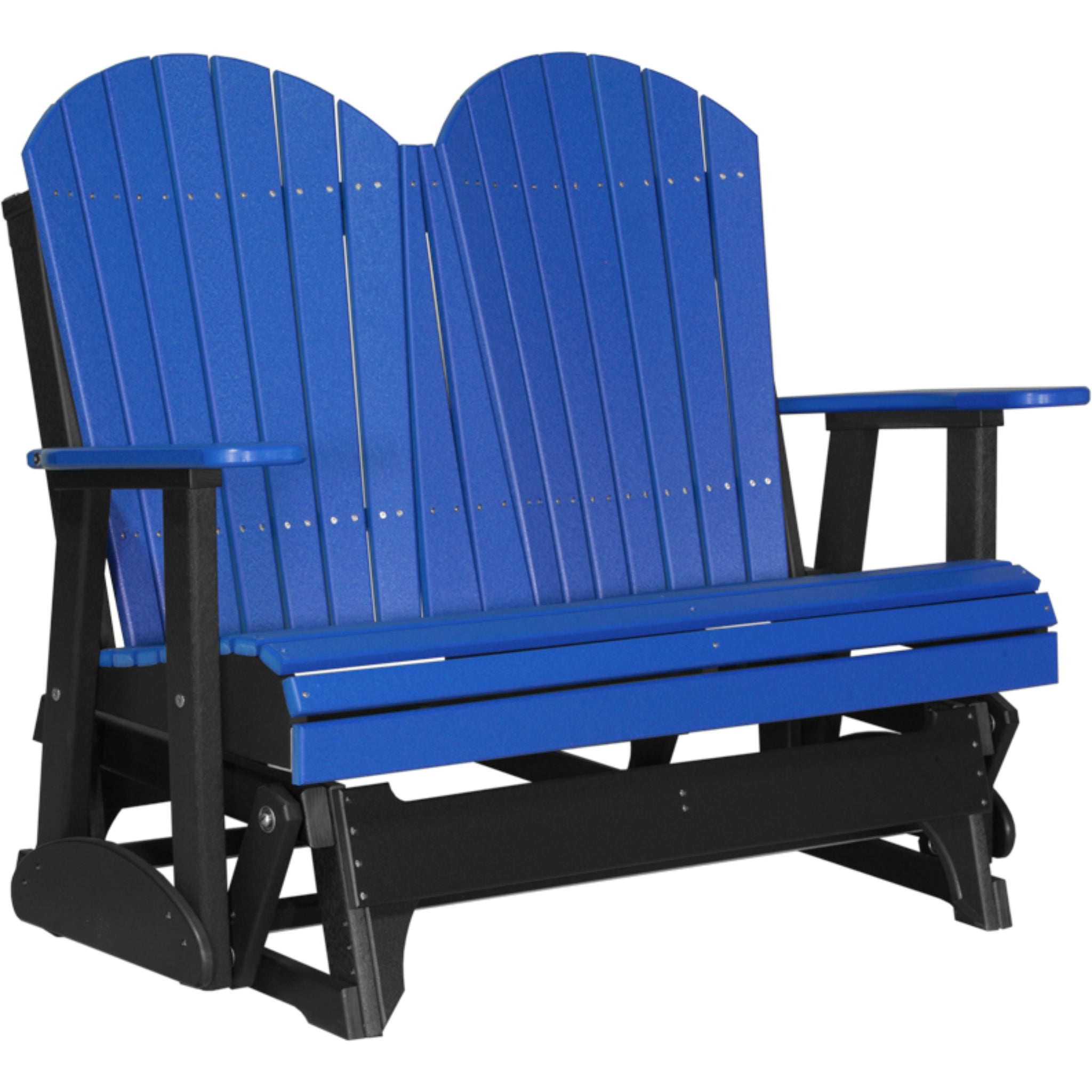 LuxCraft 4′ Adirondack Glider –  Outdoor Poly Porch Glider (4APG)