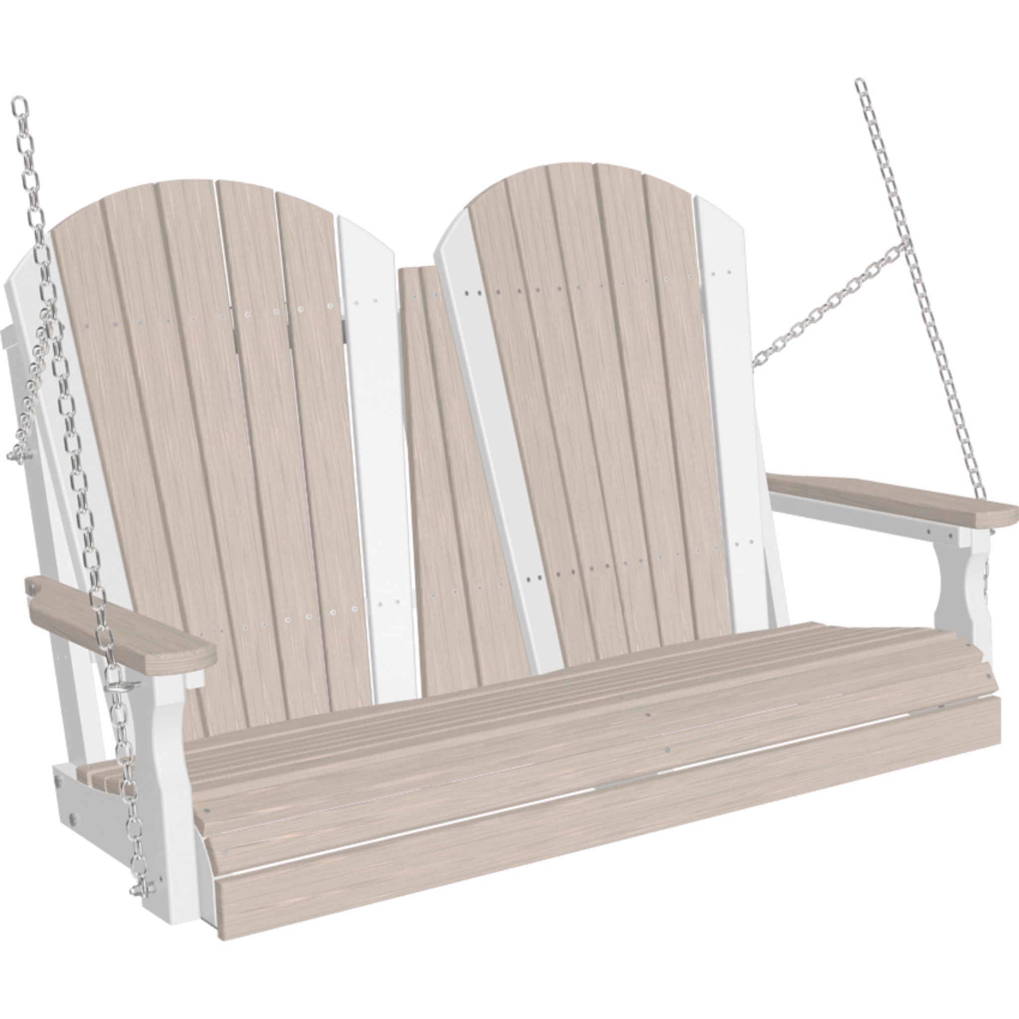 LuxCraft 4′ Adirondack Swing Chair - Durable Outdoor Swing (4APS)