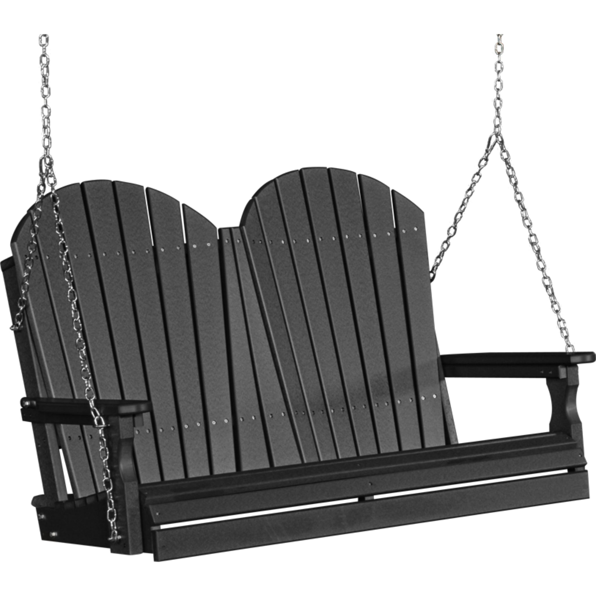 LuxCraft 4′ Adirondack Swing Chair - Durable Outdoor Swing (4APS)