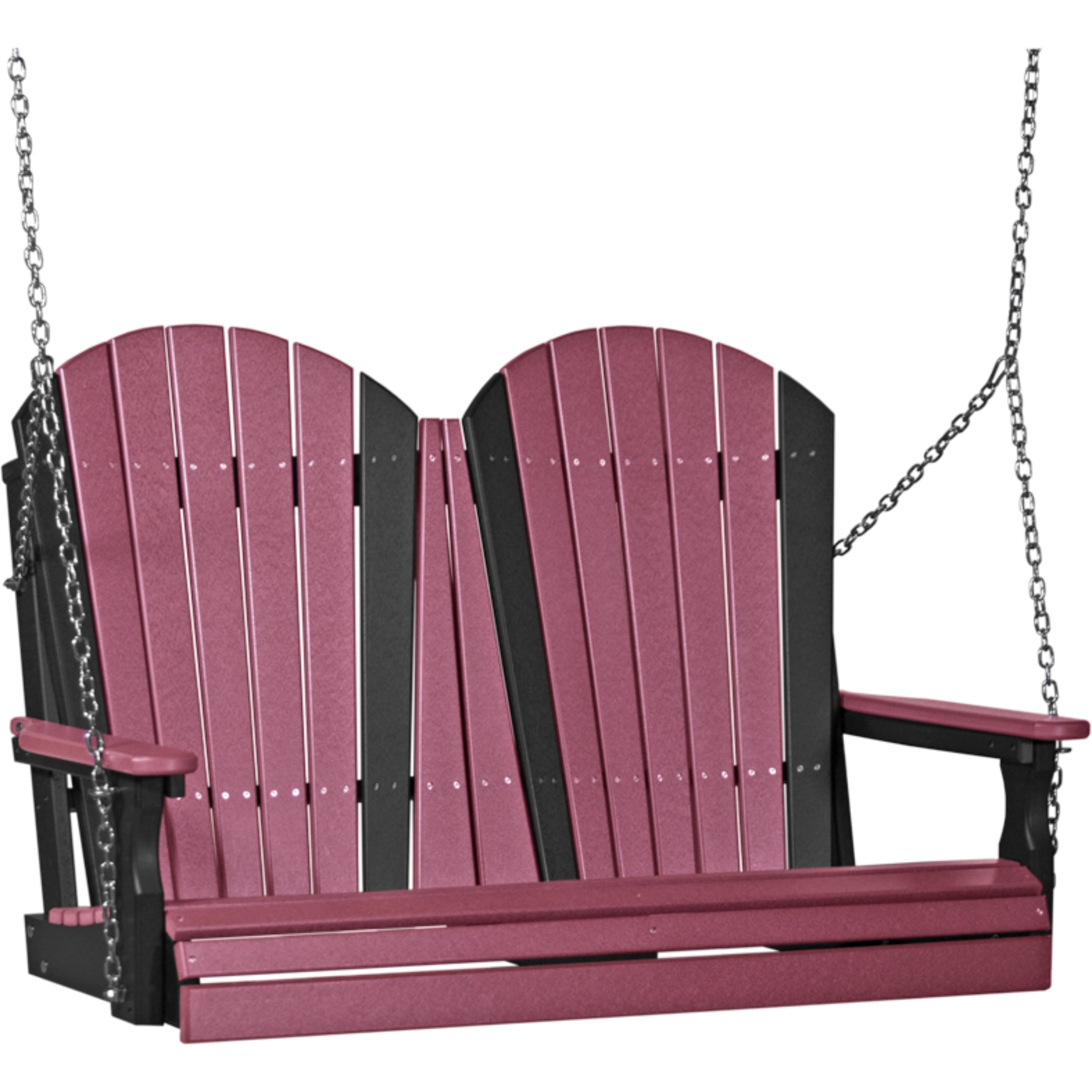 LuxCraft 4′ Adirondack Swing Chair - Durable Outdoor Swing (4APS)