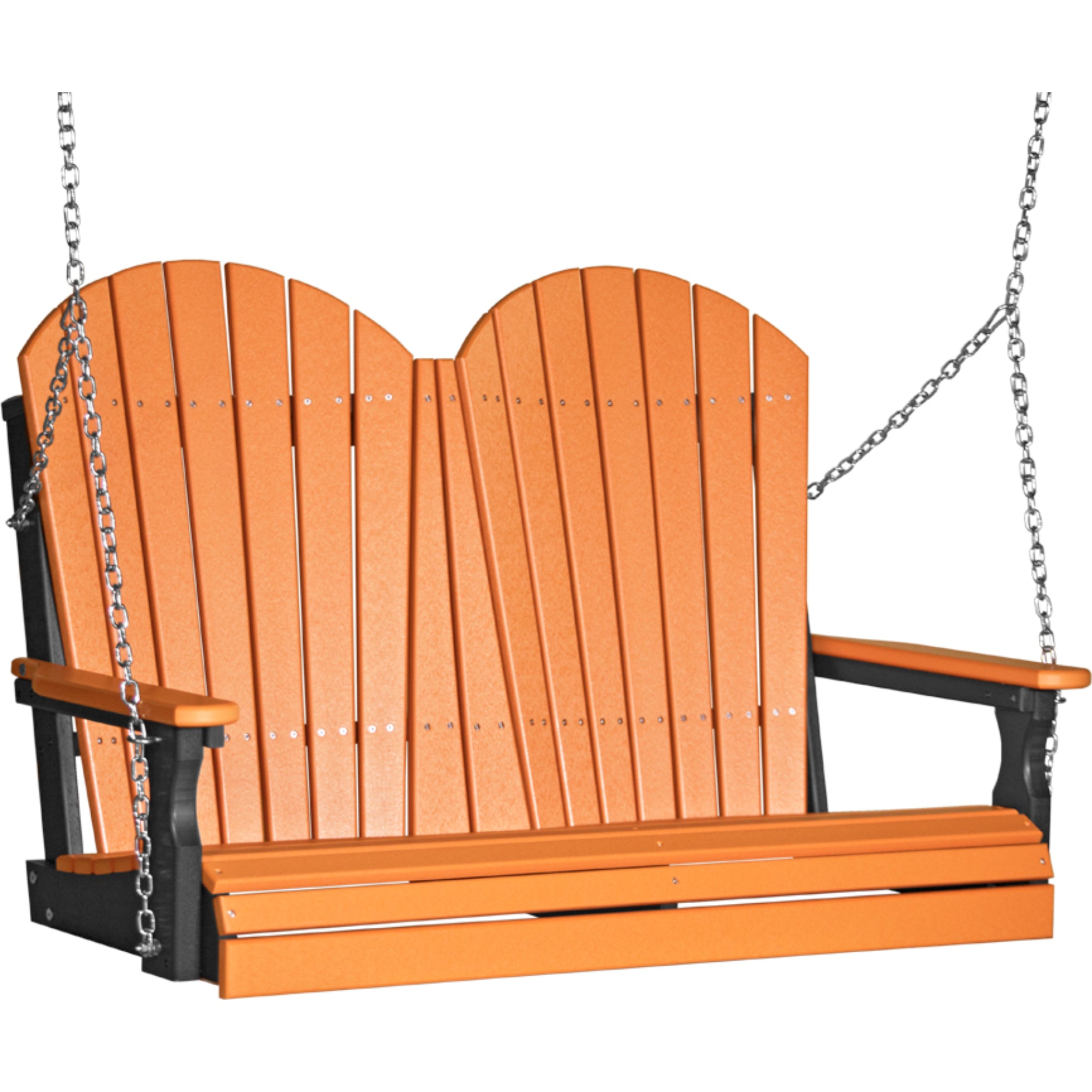 LuxCraft 4′ Adirondack Swing Chair - Durable Outdoor Swing (4APS)