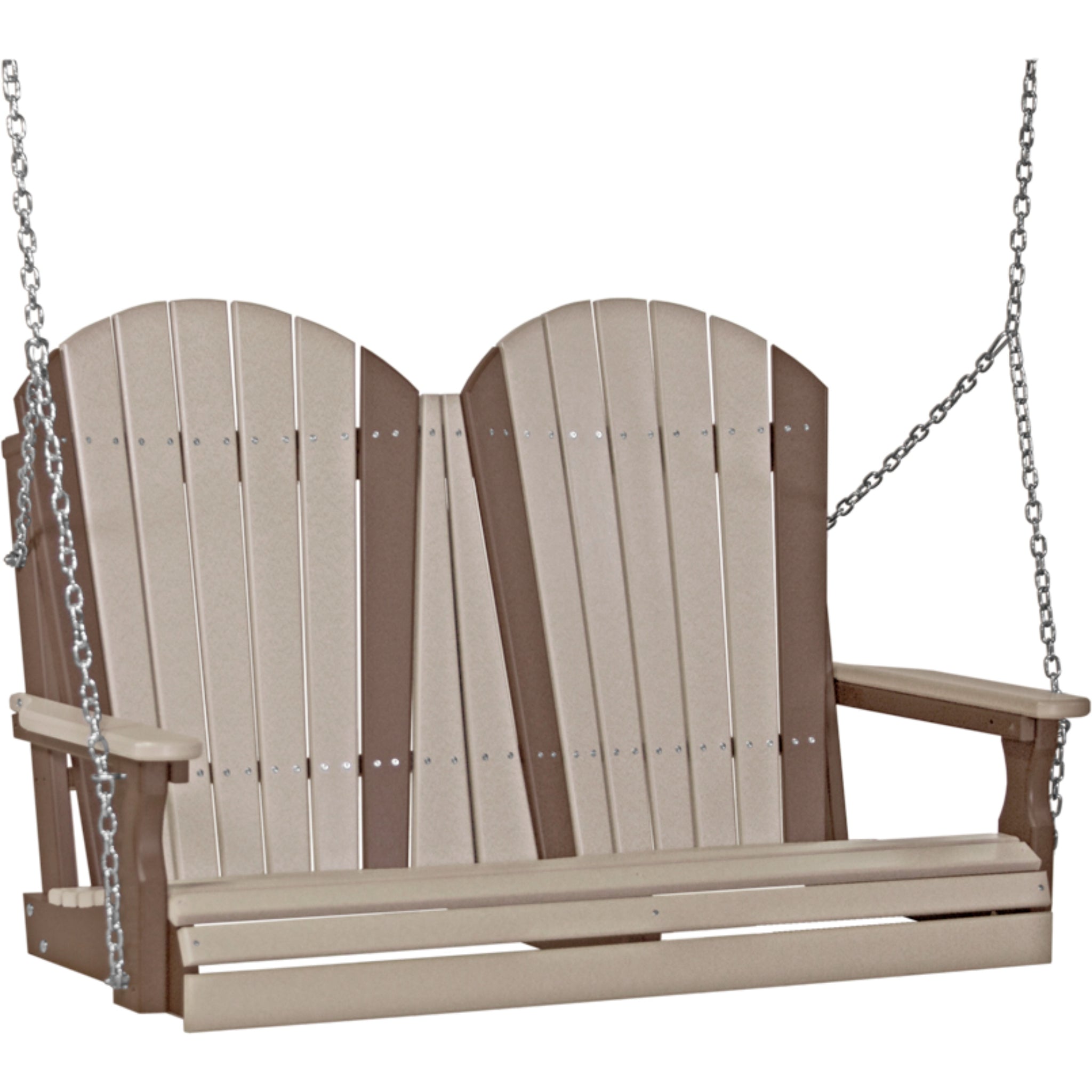 LuxCraft 4′ Adirondack Swing Chair - Durable Outdoor Swing (4APS)