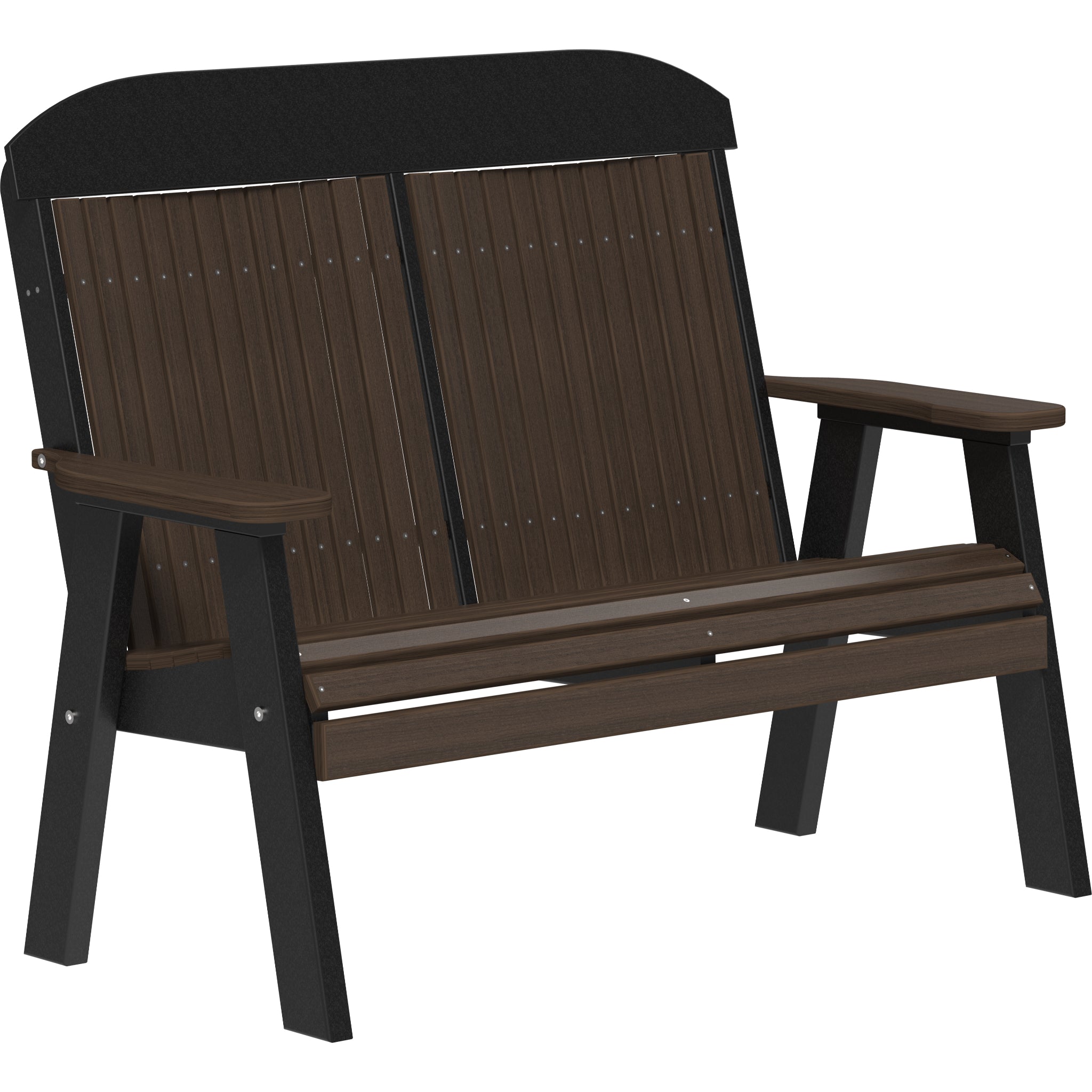 LuxCraft 4′ Classic Bench – Outdoor Poly Garden Bench (4CPB)