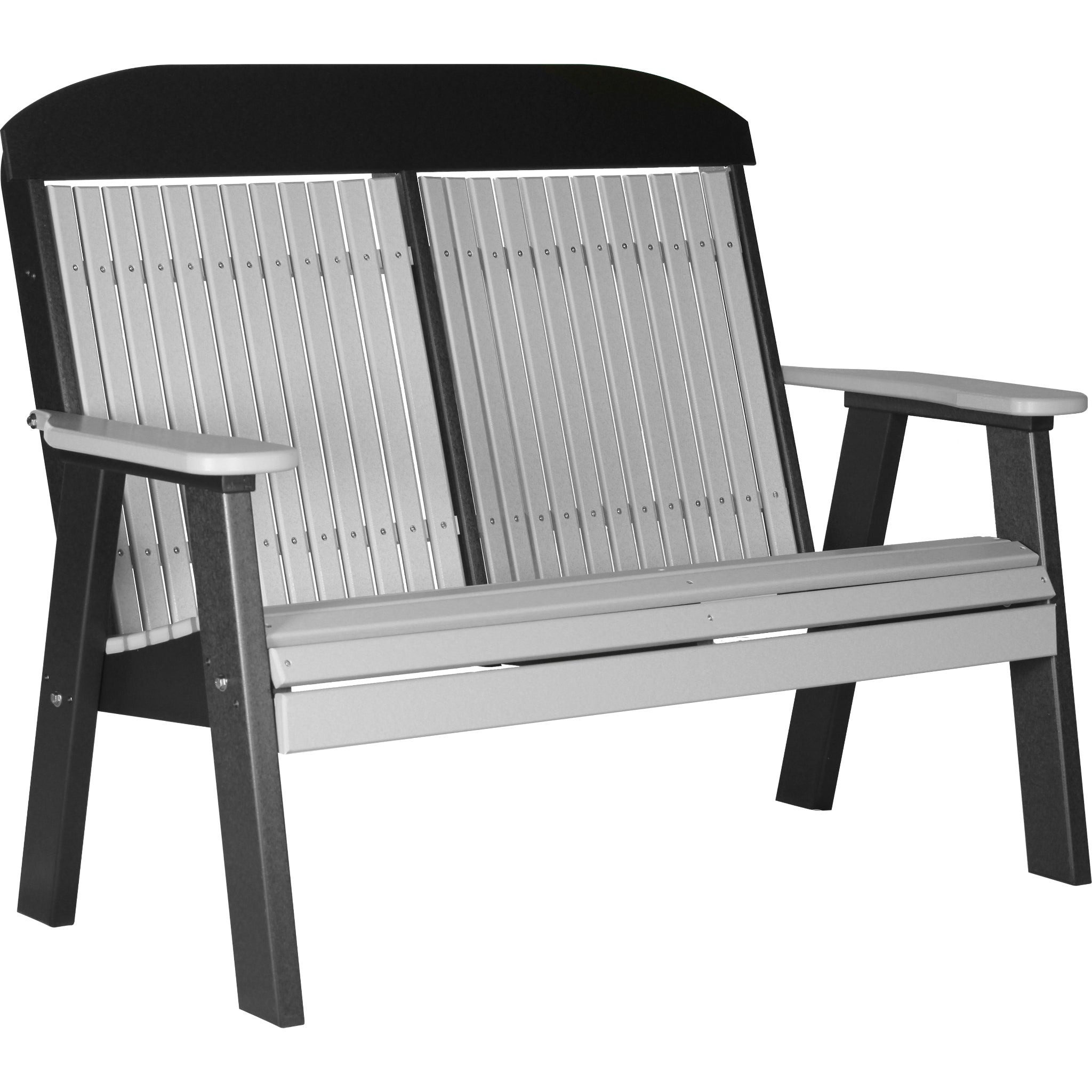 LuxCraft 4′ Classic Bench – Outdoor Poly Garden Bench (4CPB)