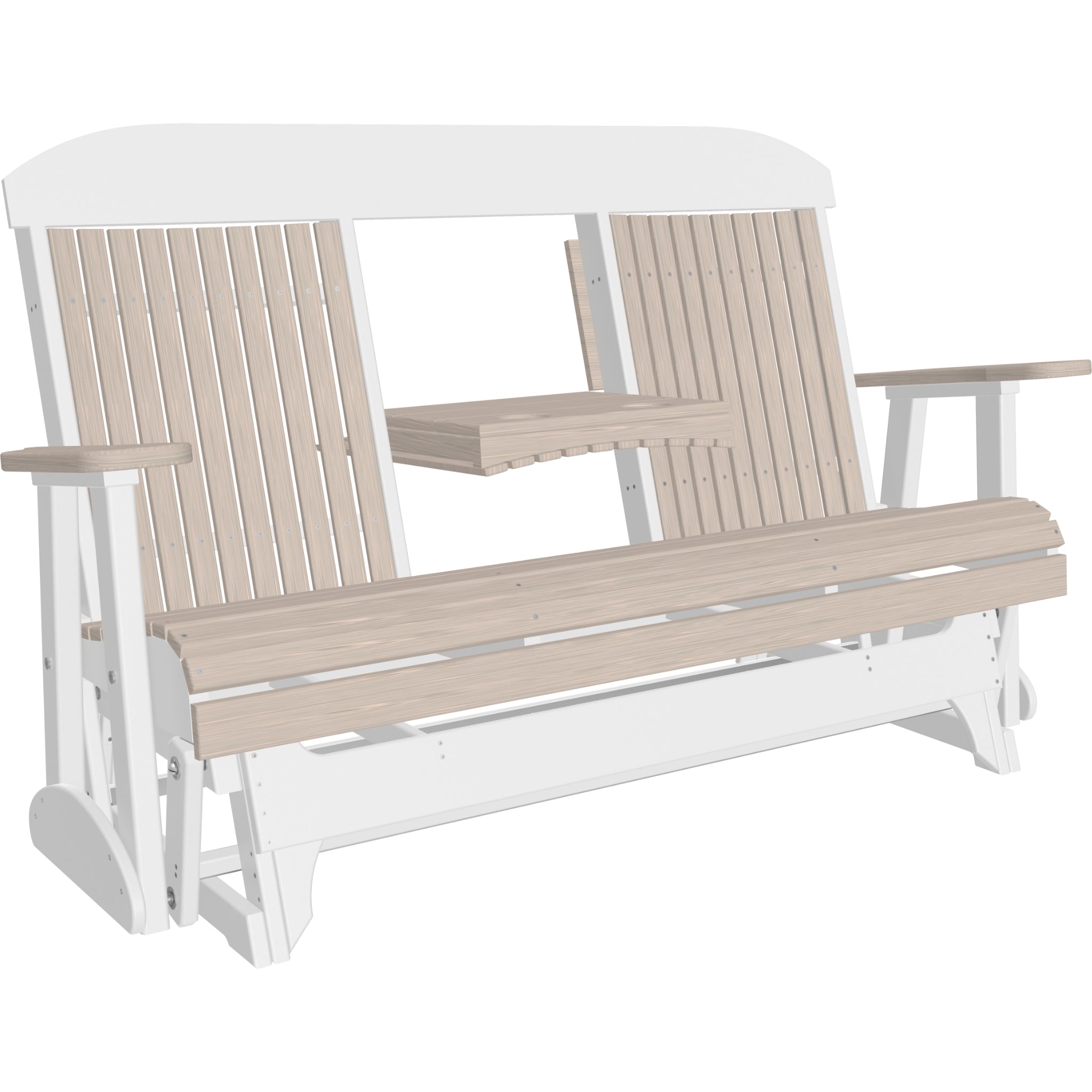 LuxCraft 5′ Classic Glider – Outdoor Poly Porch Glider (5CPG)