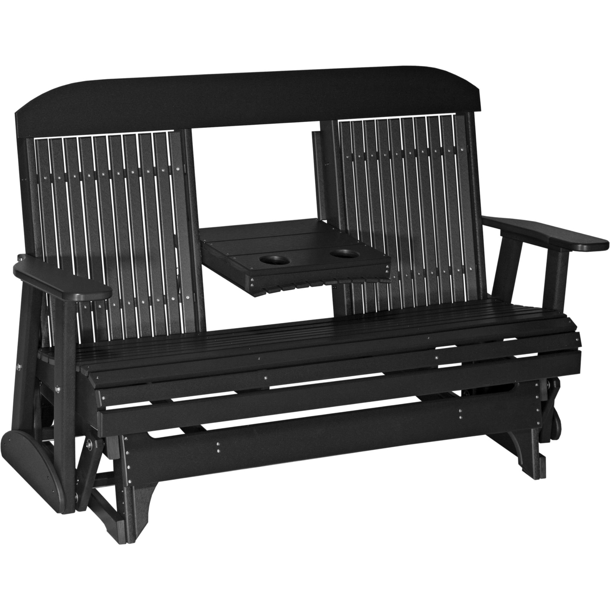 LuxCraft 5′ Classic Glider – Outdoor Poly Porch Glider (5CPG)