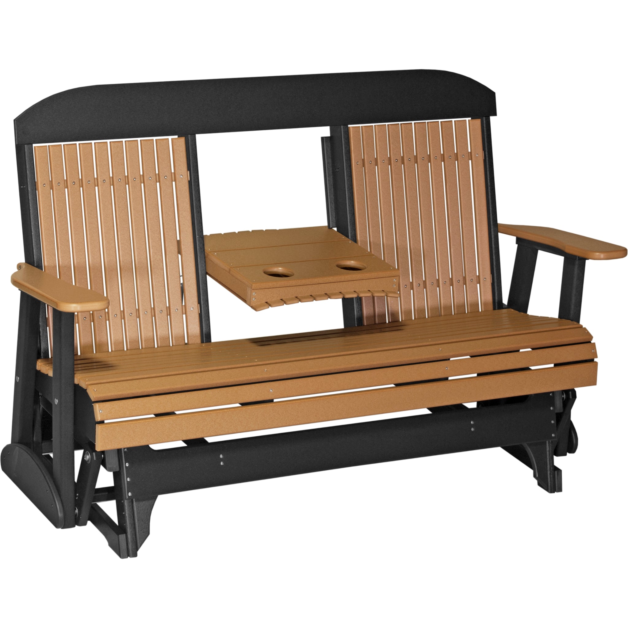 LuxCraft 5′ Classic Glider – Outdoor Poly Porch Glider (5CPG)