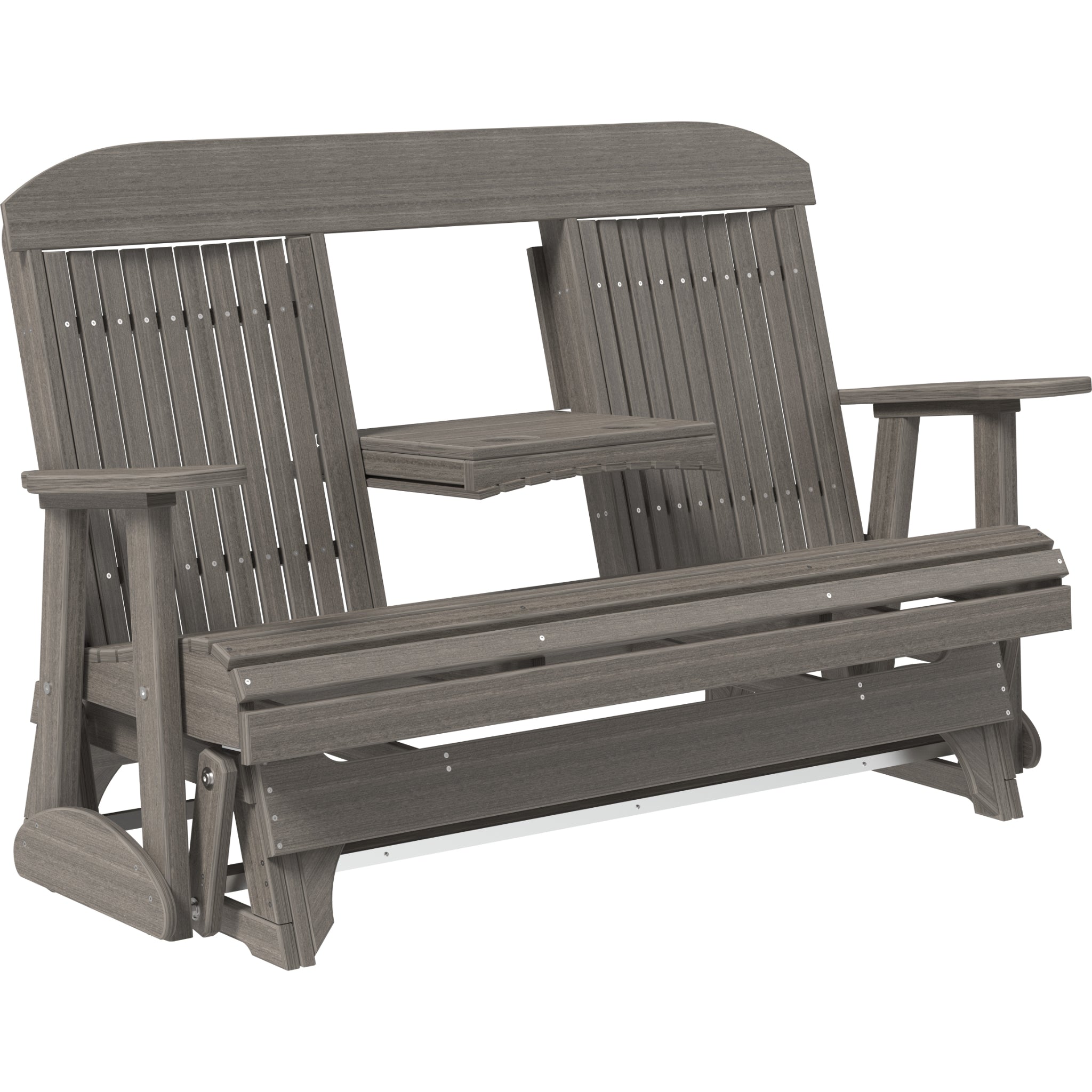 LuxCraft 5′ Classic Glider – Outdoor Poly Porch Glider (5CPG)