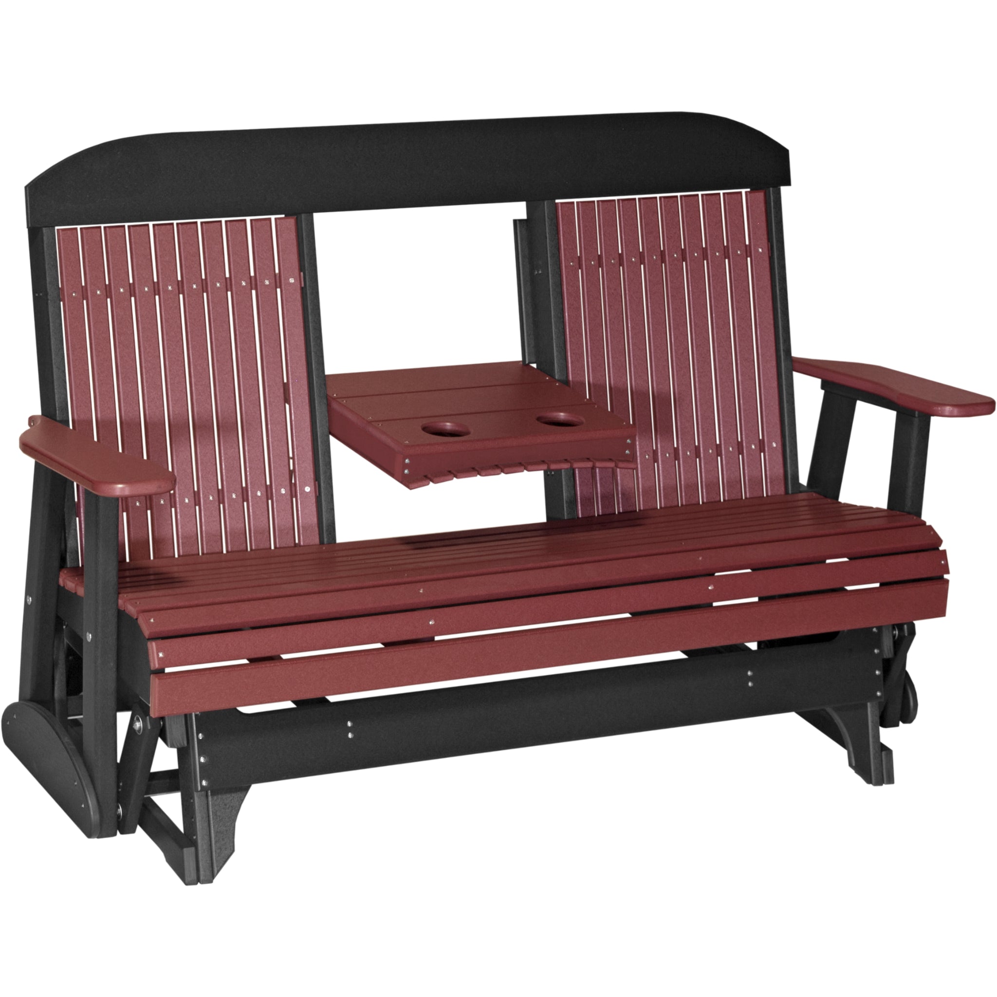 LuxCraft 5′ Classic Glider – Outdoor Poly Porch Glider (5CPG)