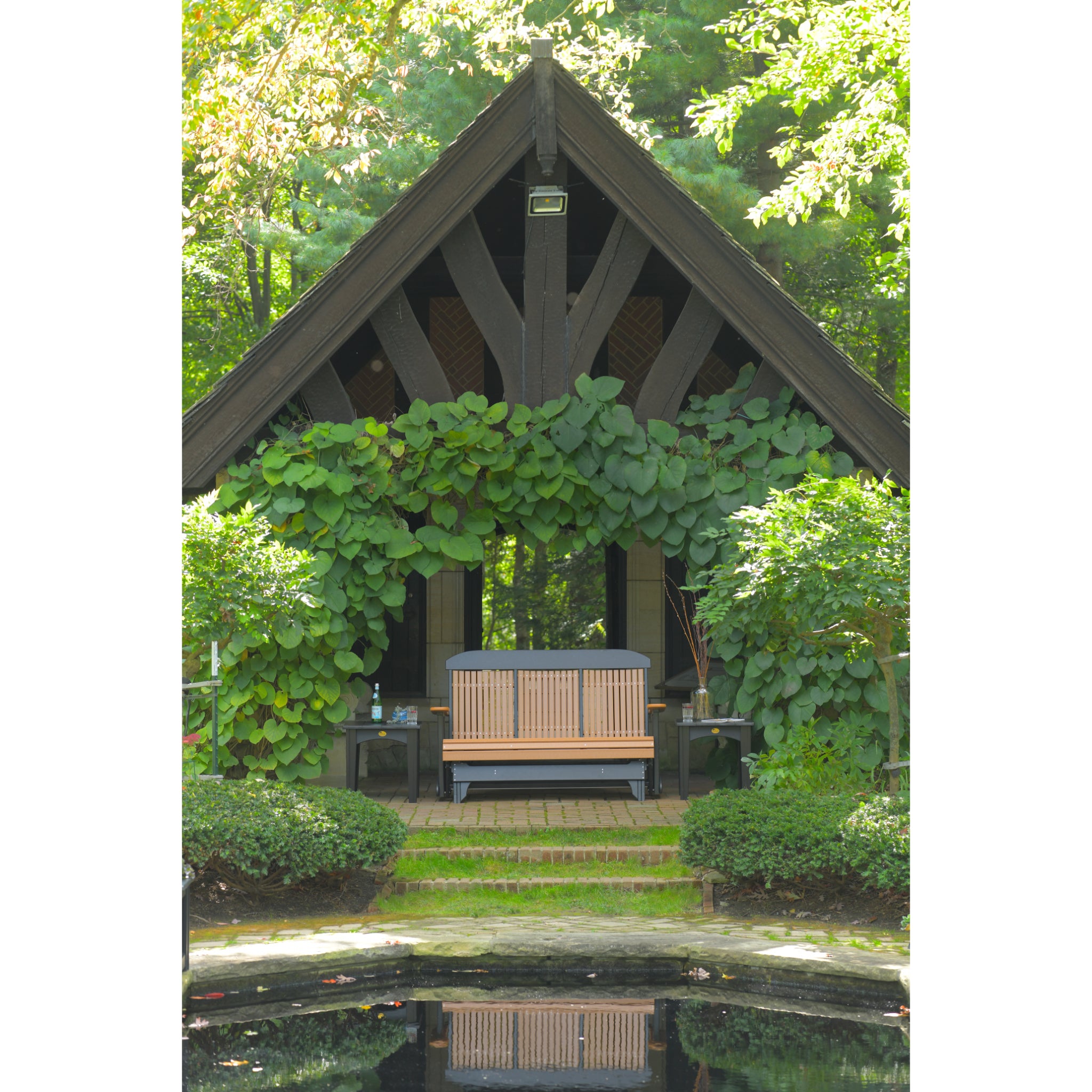 LuxCraft 5′ Classic Glider – Outdoor Poly Porch Glider (5CPG)