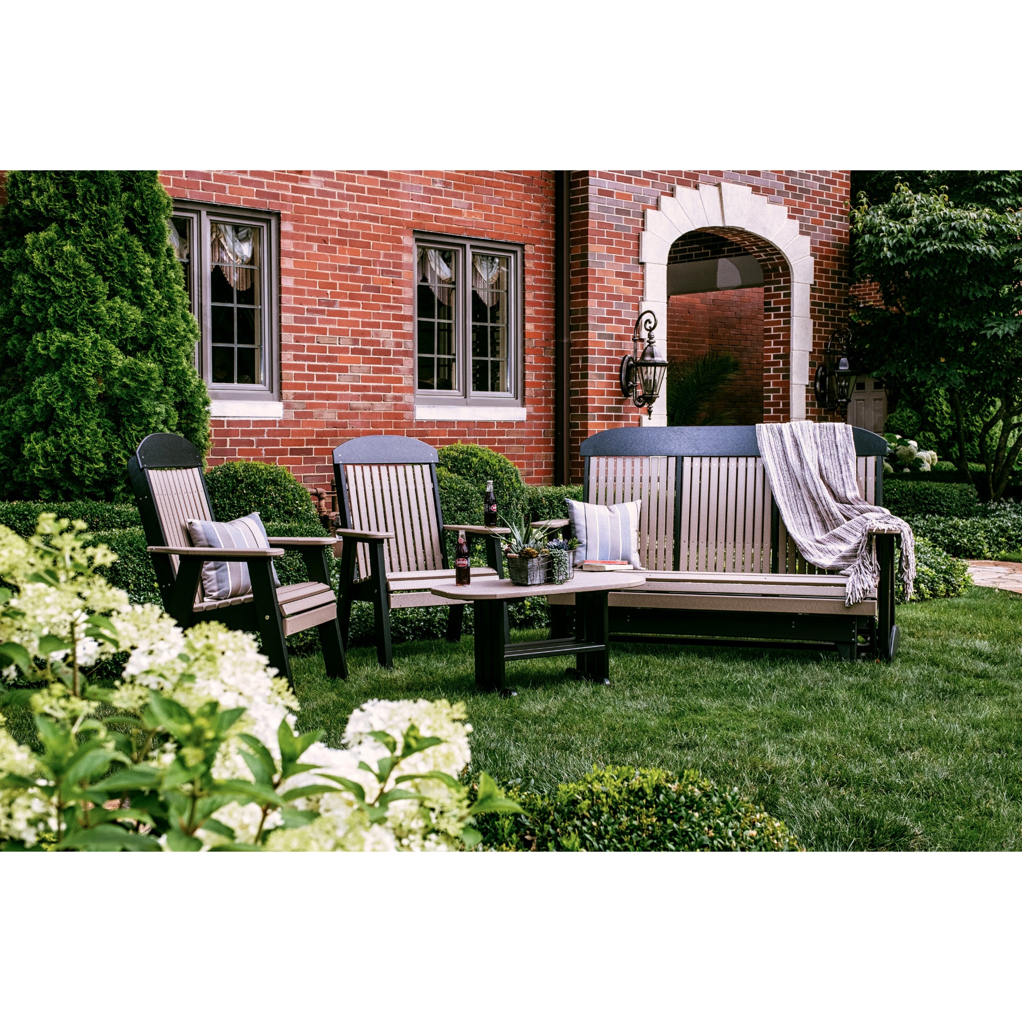 LuxCraft 5′ Classic Glider – Outdoor Poly Porch Glider (5CPG)