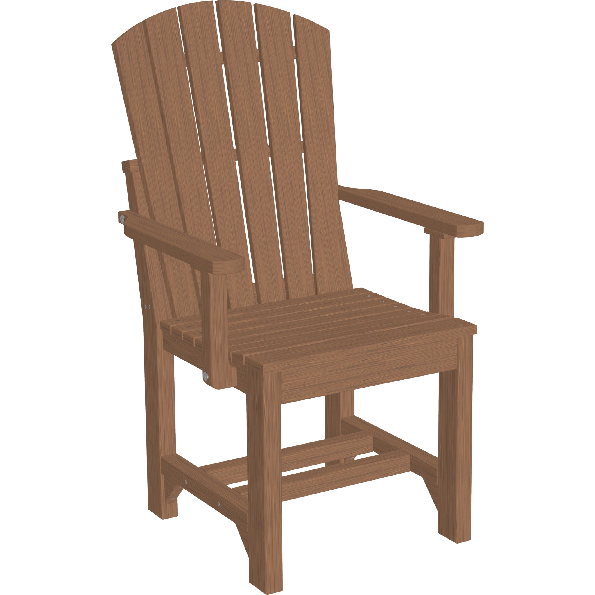 LuxCraft Adirondack Arm Chair – Outdoor Poly Dining Arm Chair (AAC)