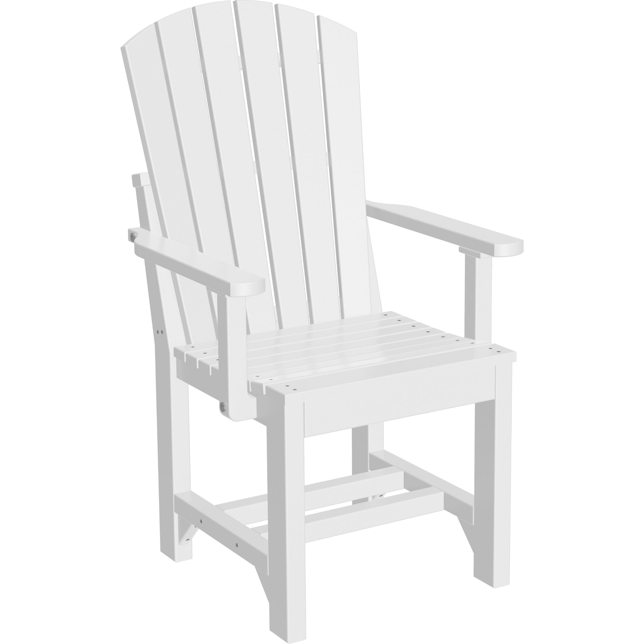 LuxCraft Adirondack Arm Chair – Outdoor Poly Dining Arm Chair (AAC)