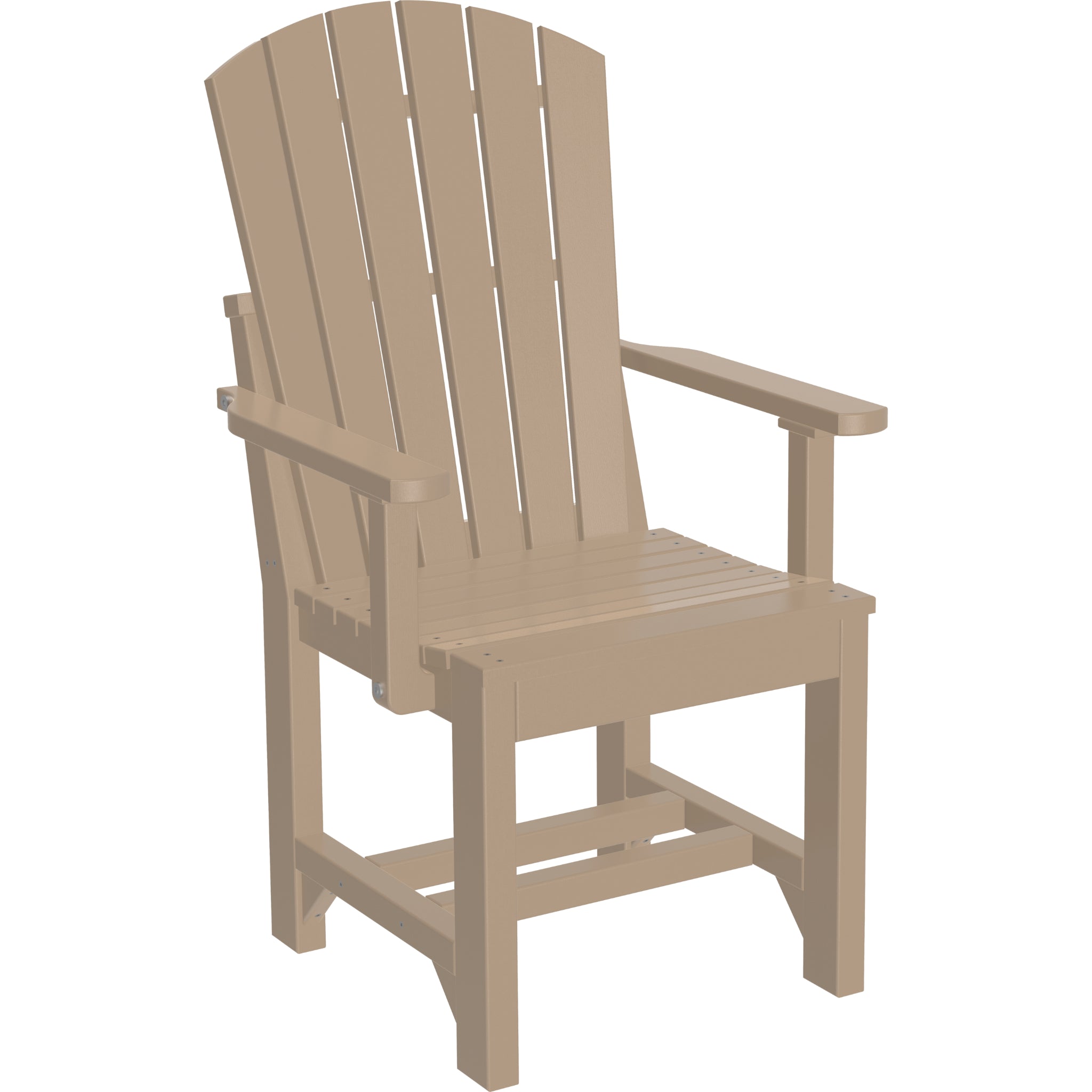 LuxCraft Adirondack Arm Chair – Outdoor Poly Dining Arm Chair (AAC)