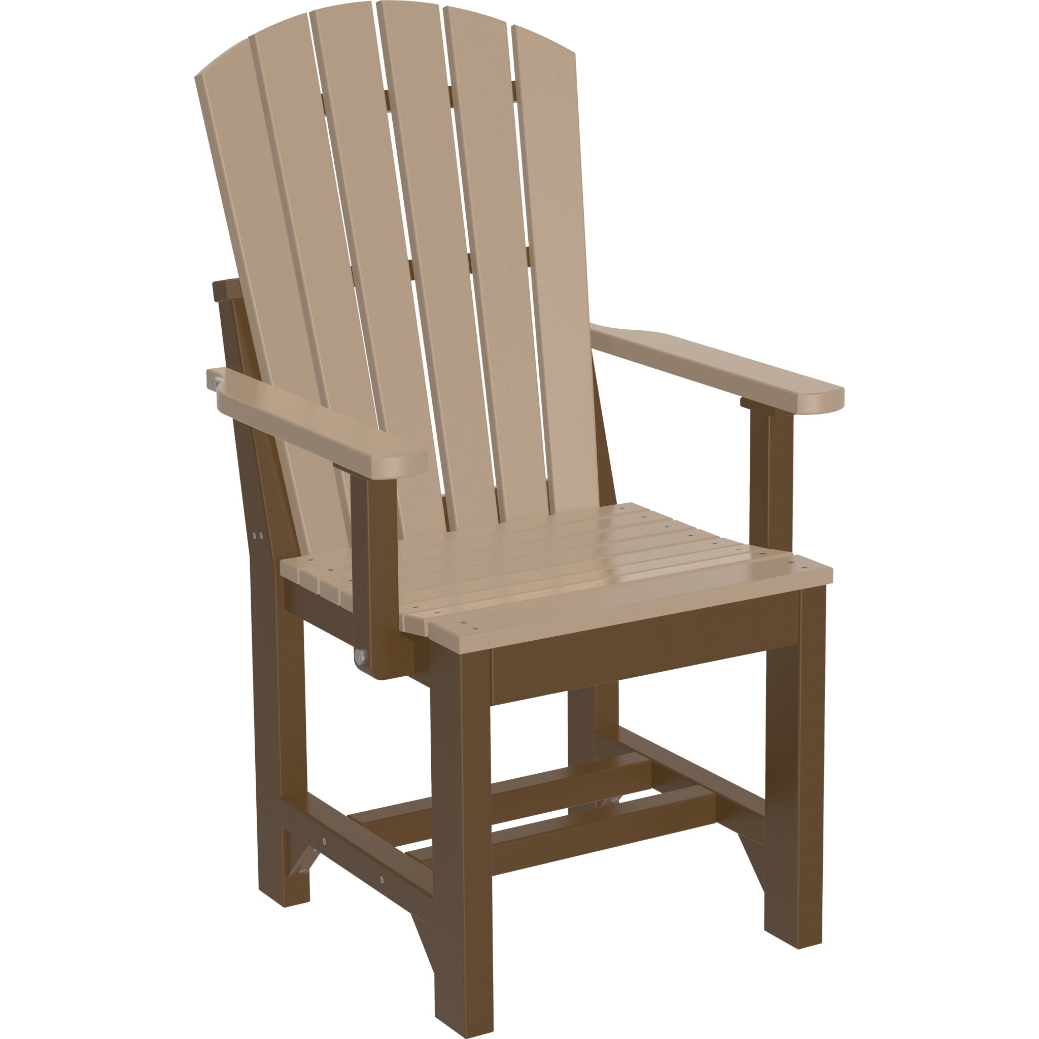 LuxCraft Adirondack Arm Chair – Outdoor Poly Dining Arm Chair (AAC)