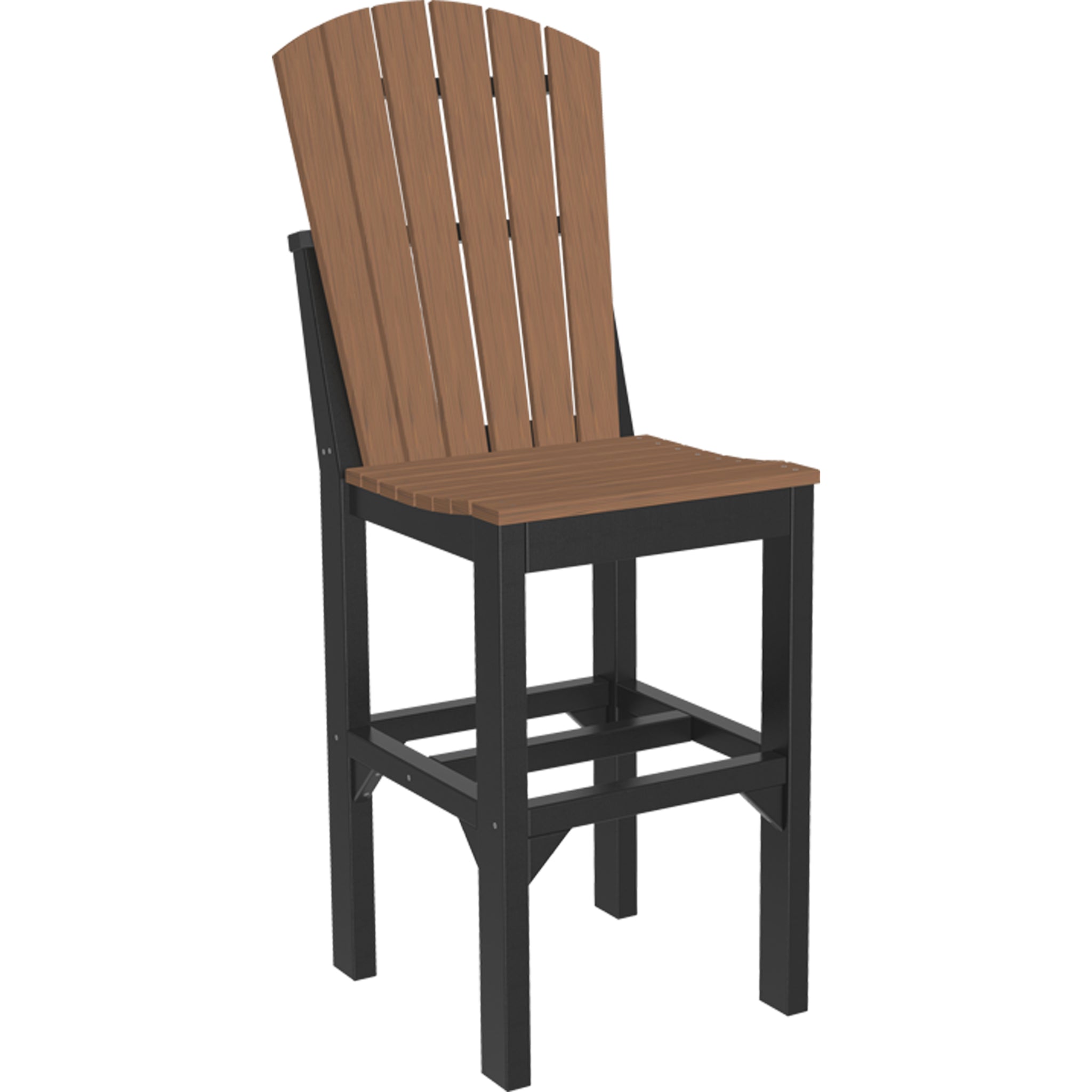 LuxCraft Adirondack Side Chair – Outdoor Poly Bar Chair (ASC)