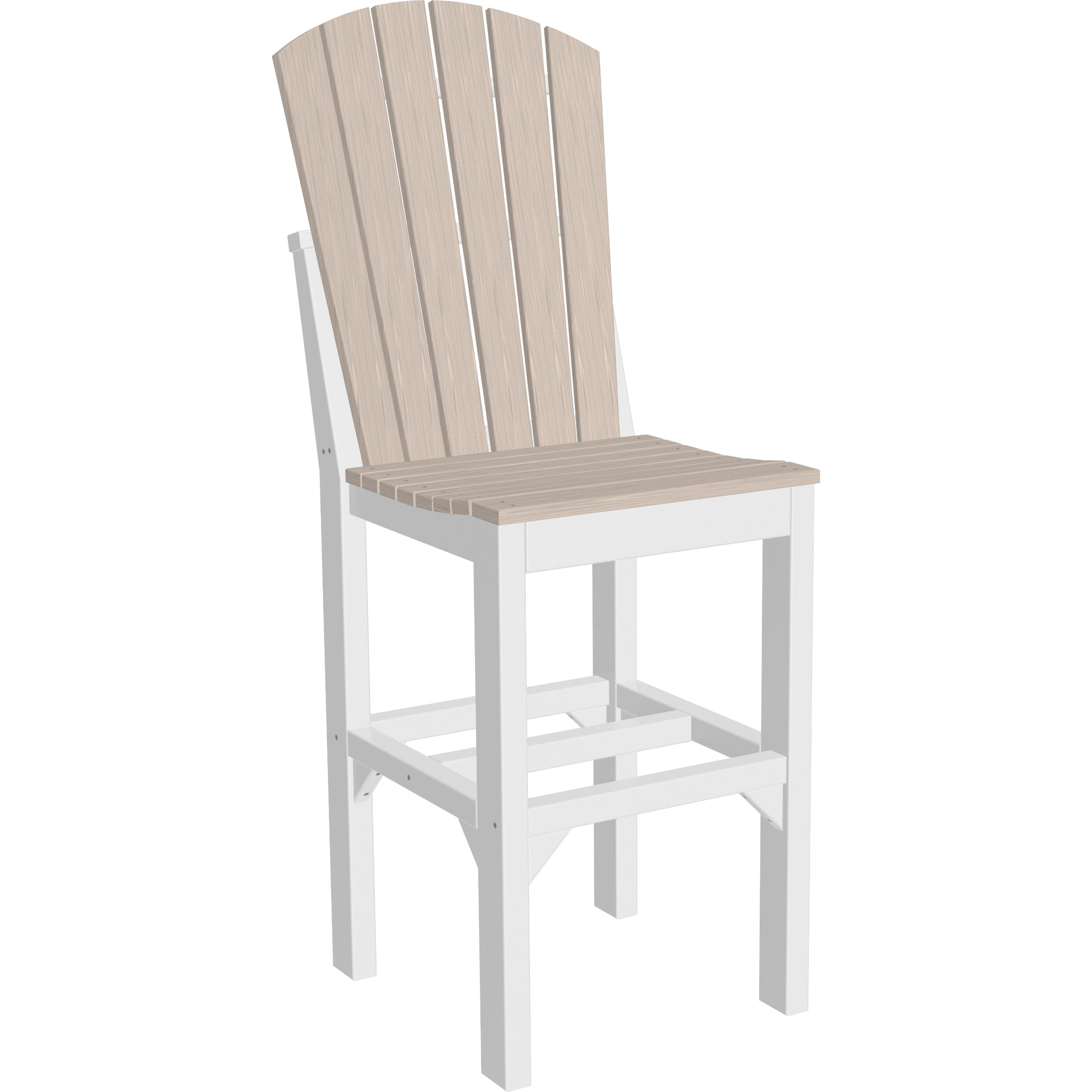LuxCraft Adirondack Side Chair – Outdoor Poly Bar Chair (ASC)